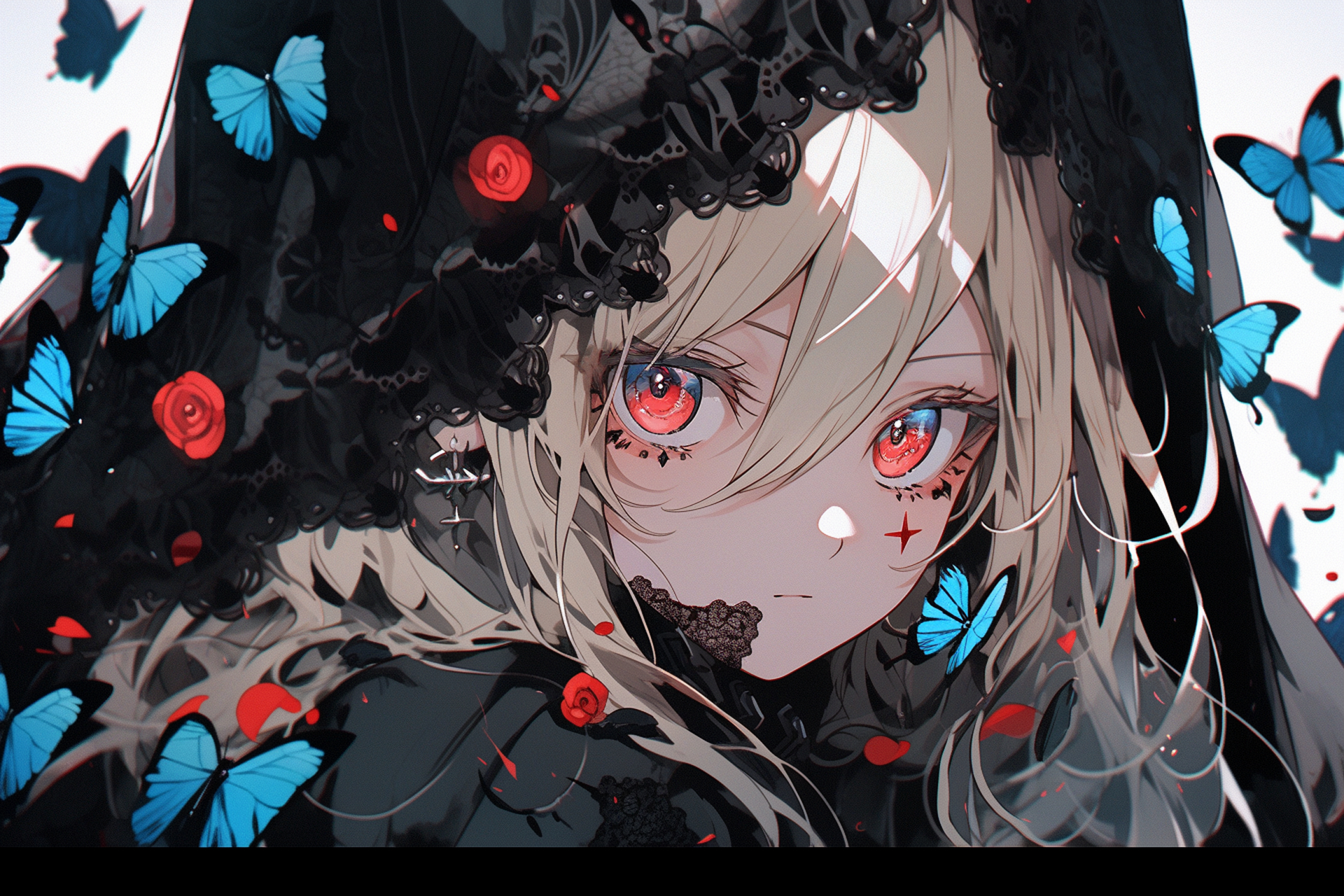 高贵的蝴蝶少女[期待] 二次元美图赏析[嘿哈] #二次元少女