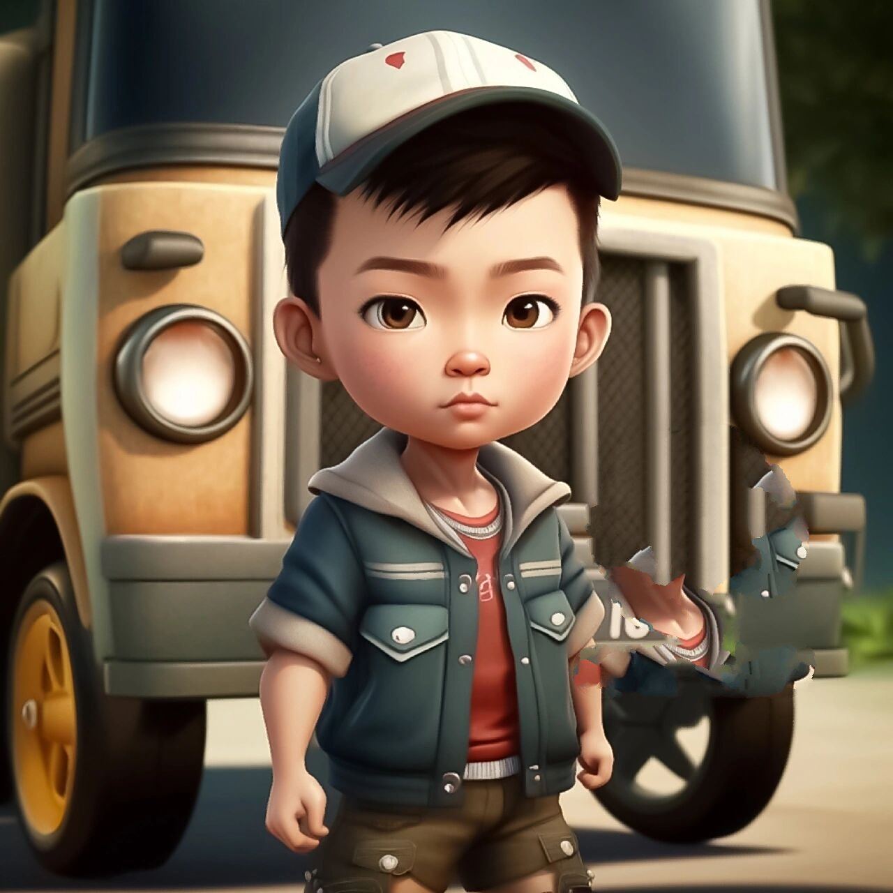 职业头像-卡车司机 你爱了吗?