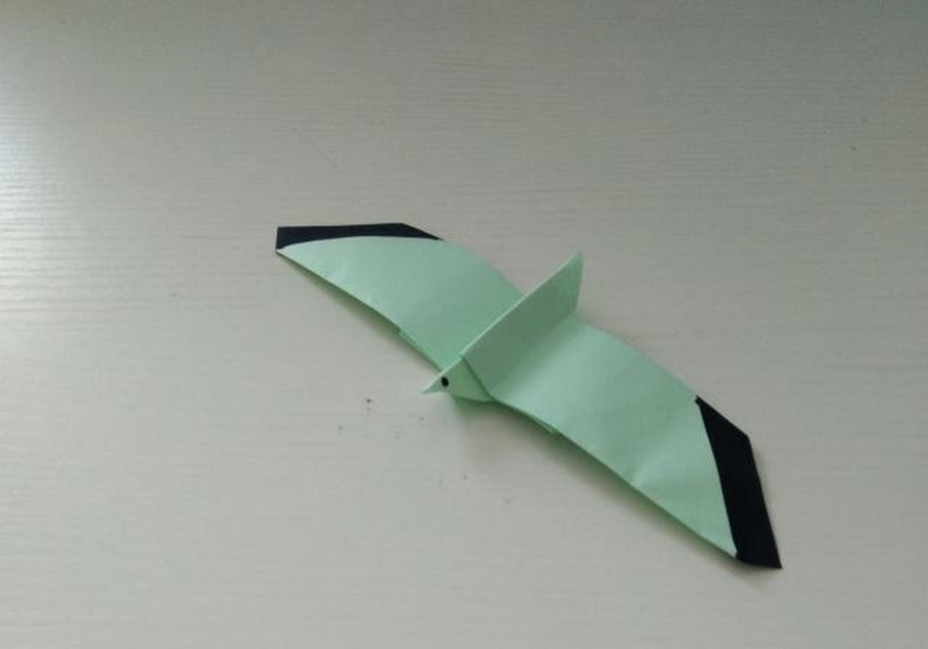 帅气海鸥折纸教程,小朋友看了肯定喜欢[围脖]