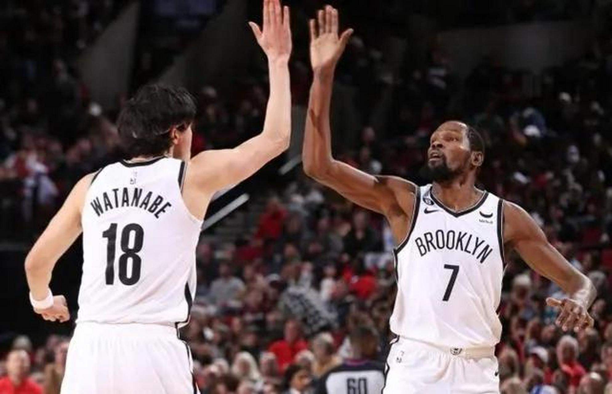 本场比赛,篮网球员渡边雄太发挥神勇,立下了汗马功劳.