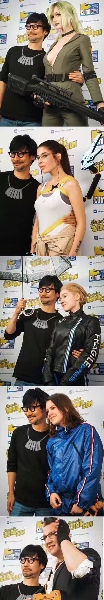 游戏#  小岛秀夫的表情变化