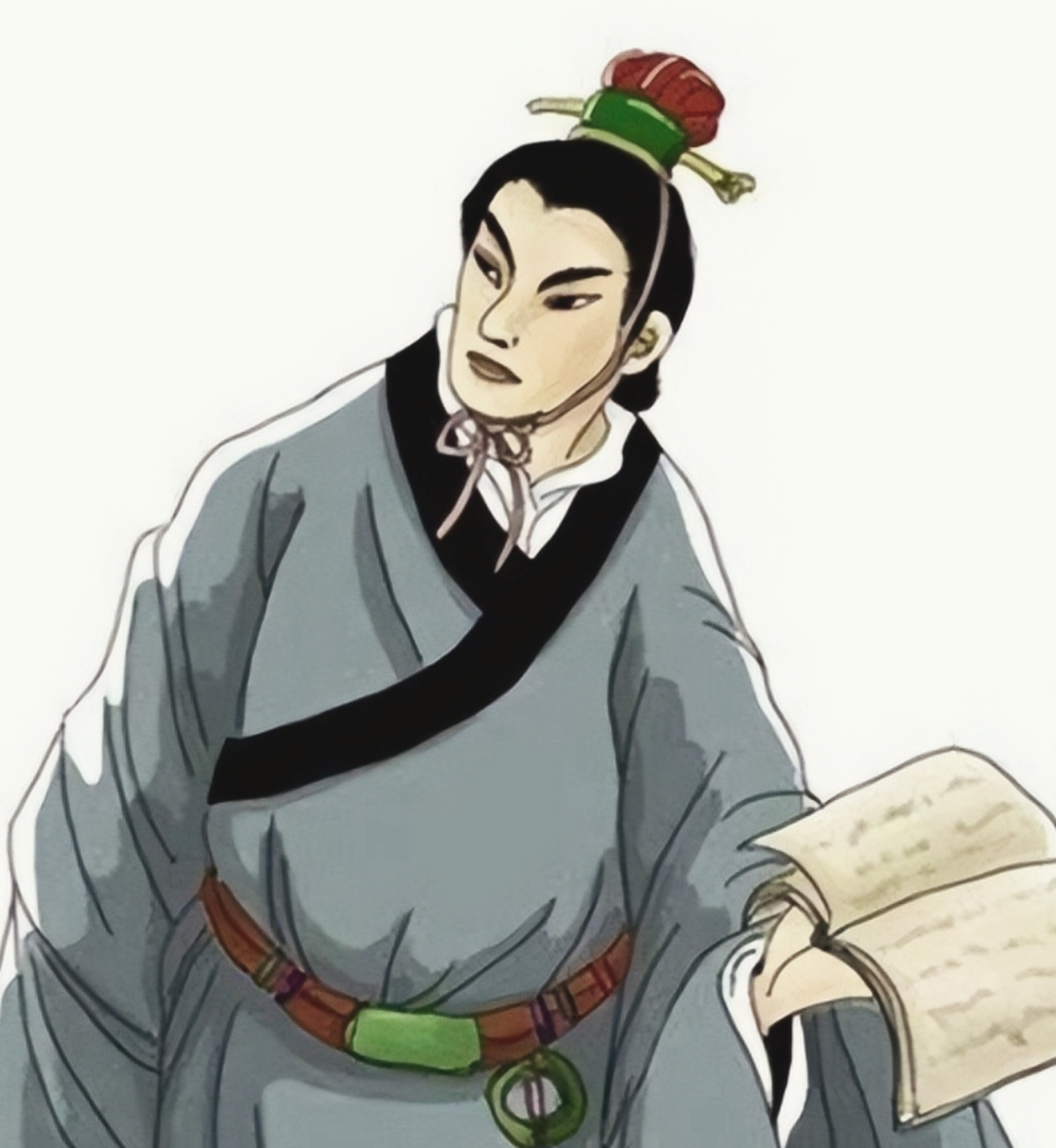 "穷秀才听见算命师这样说,心想自己连一杯茶钱都没有,怎么可能发迹.