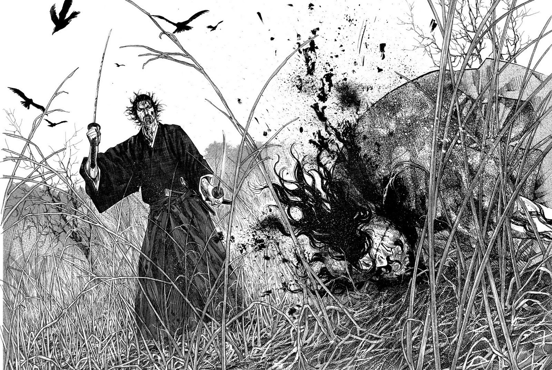 宫本武藏浪客行 #漫画# #动漫