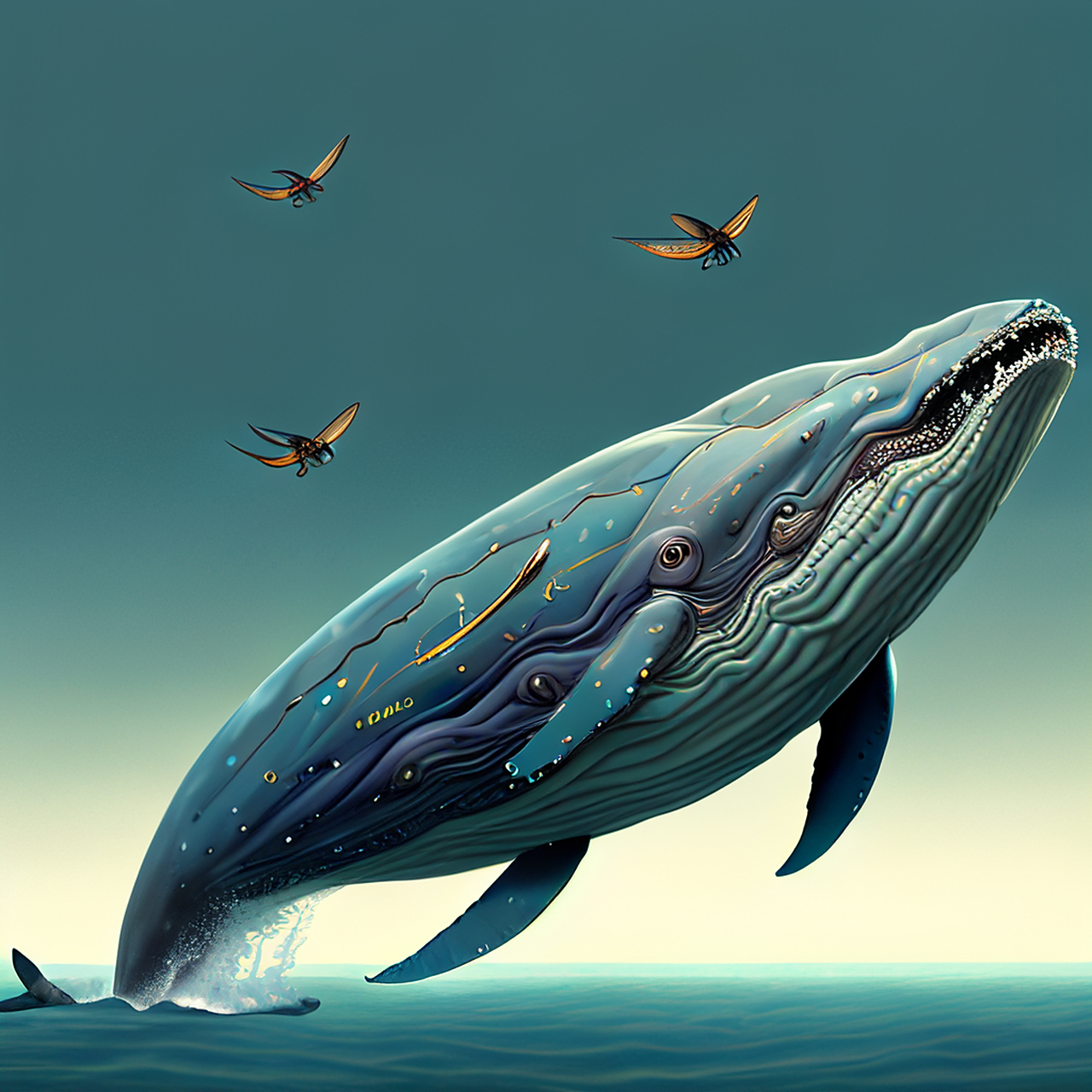 别乘工为海鲸吸,广文当念露蝉清.生机,明丽,写实#百度文心一言来了