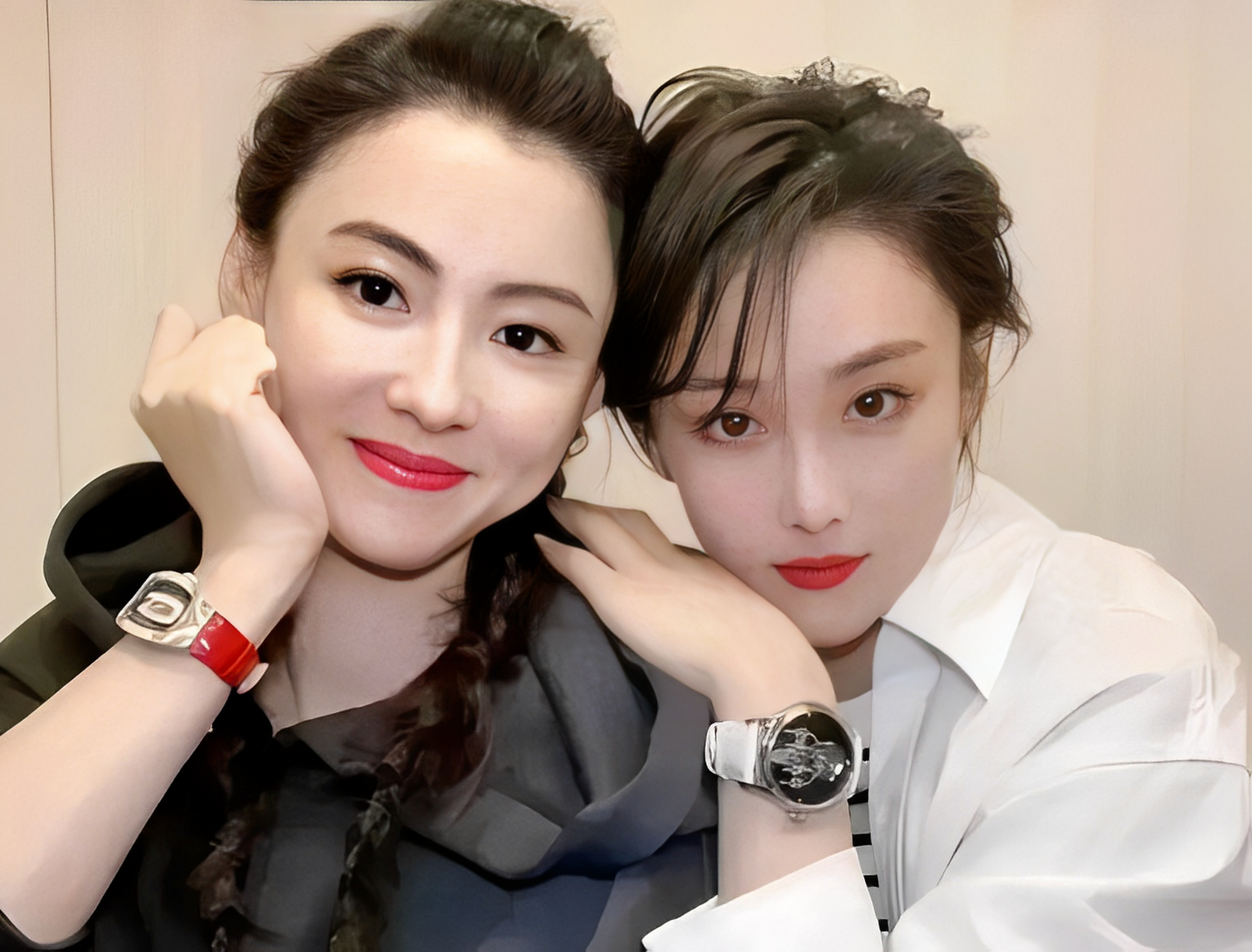 张柏芝和张馨予因为综艺节目成为好朋友!他们俩都是活泼的人!