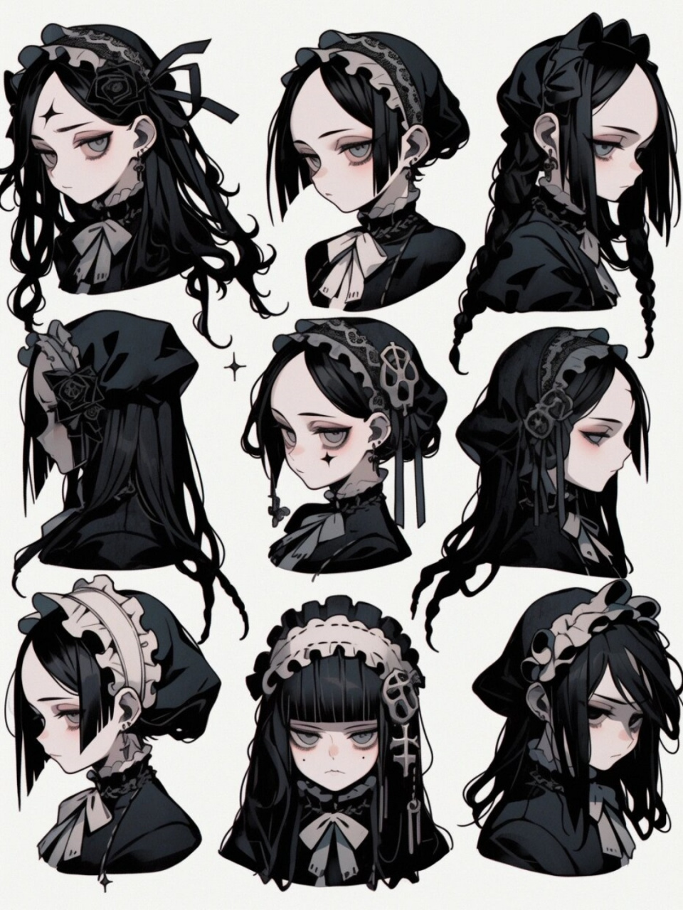 素材分享哥特风女孩  哥特风女孩素材分享