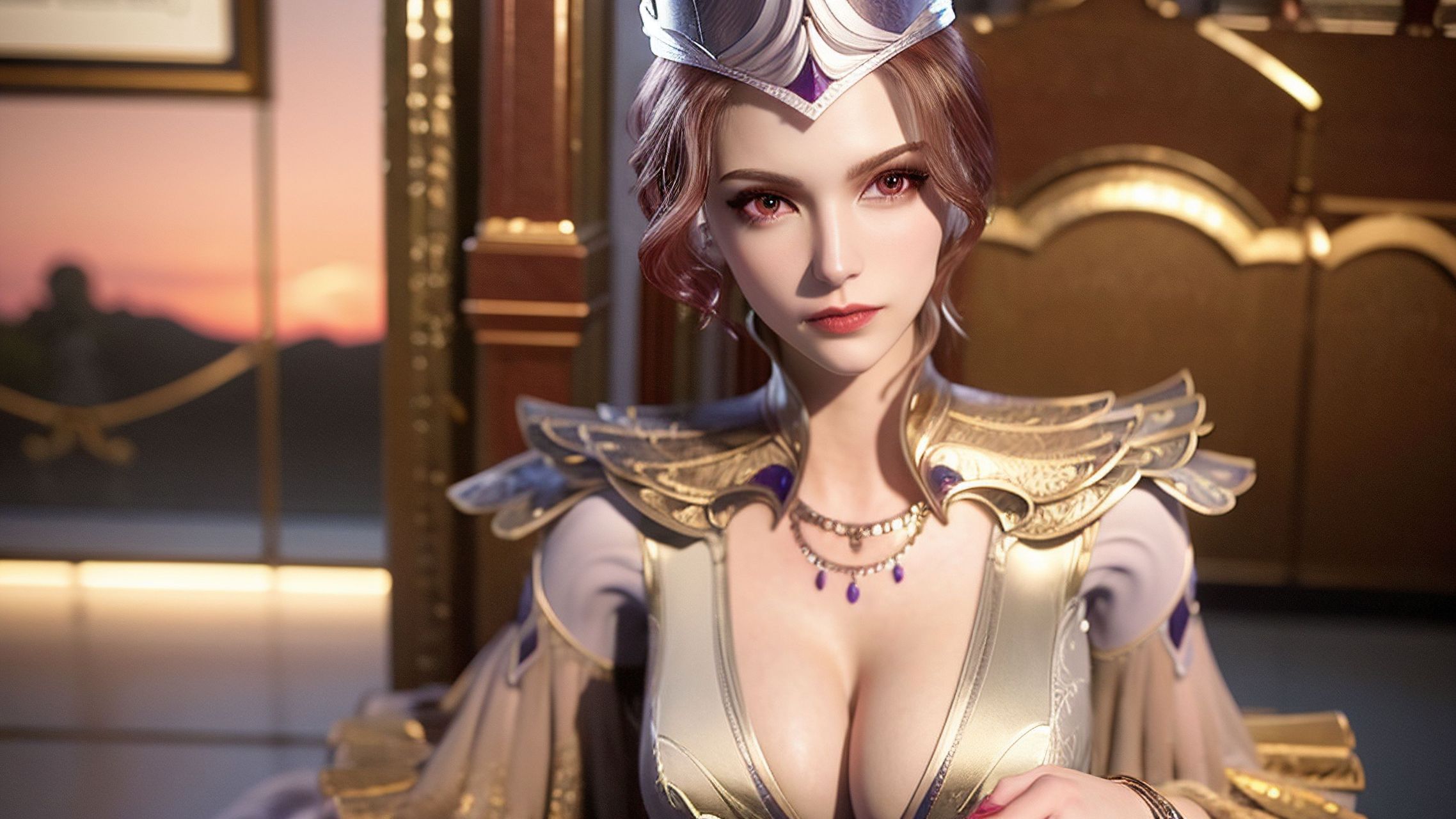 ai绘画斗罗大陆少女比比东-小刚你糊涂啊