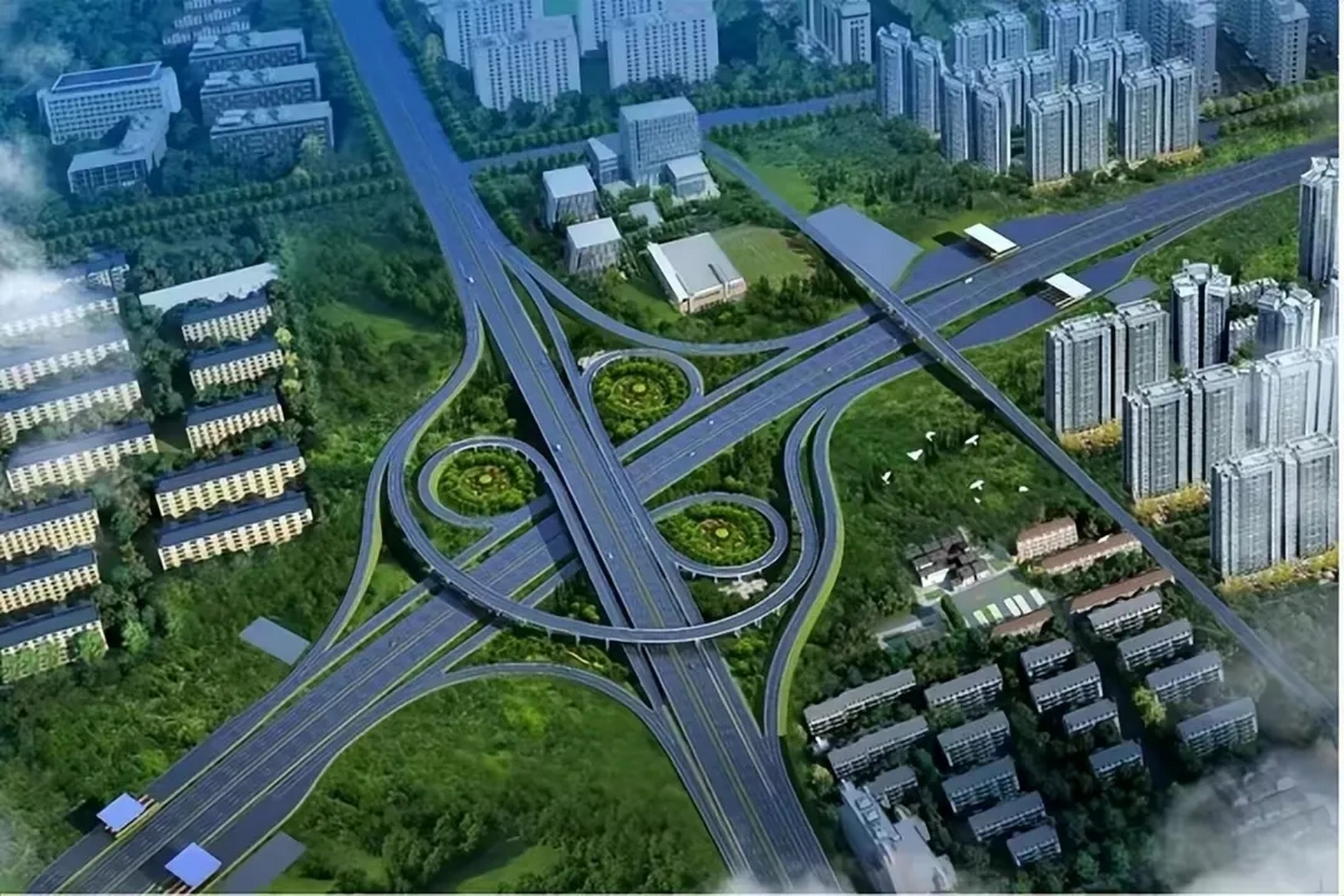 西兴高速三桥至兴平西吴立交段改扩建工程正式启动,确定了西兴高速