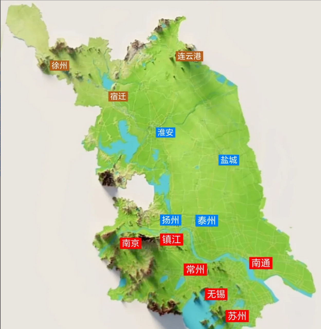 江苏的苏南苏北划分太教条了,应该灵活机动,随机应变.
