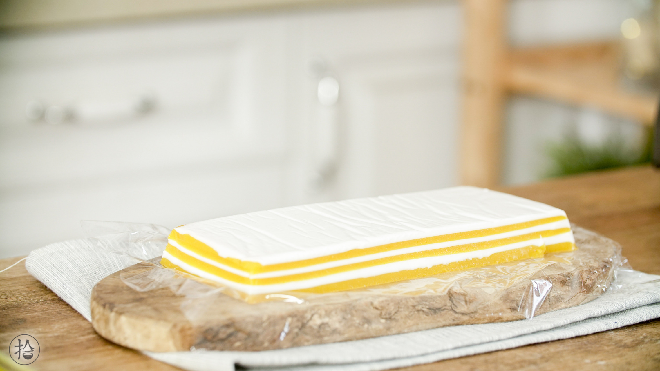 芒果椰汁糕 q弹爽滑带丝丝冰凉的椰汁千层糕,绝对称得上消暑利器.