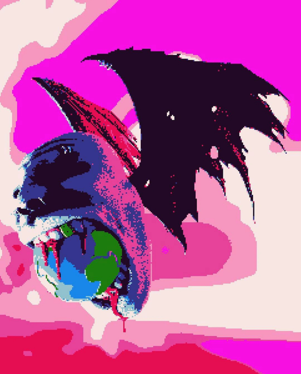 来自雕塑家vad创意骷髅像素艺术作品  像素艺术|创意灵感|审美积累