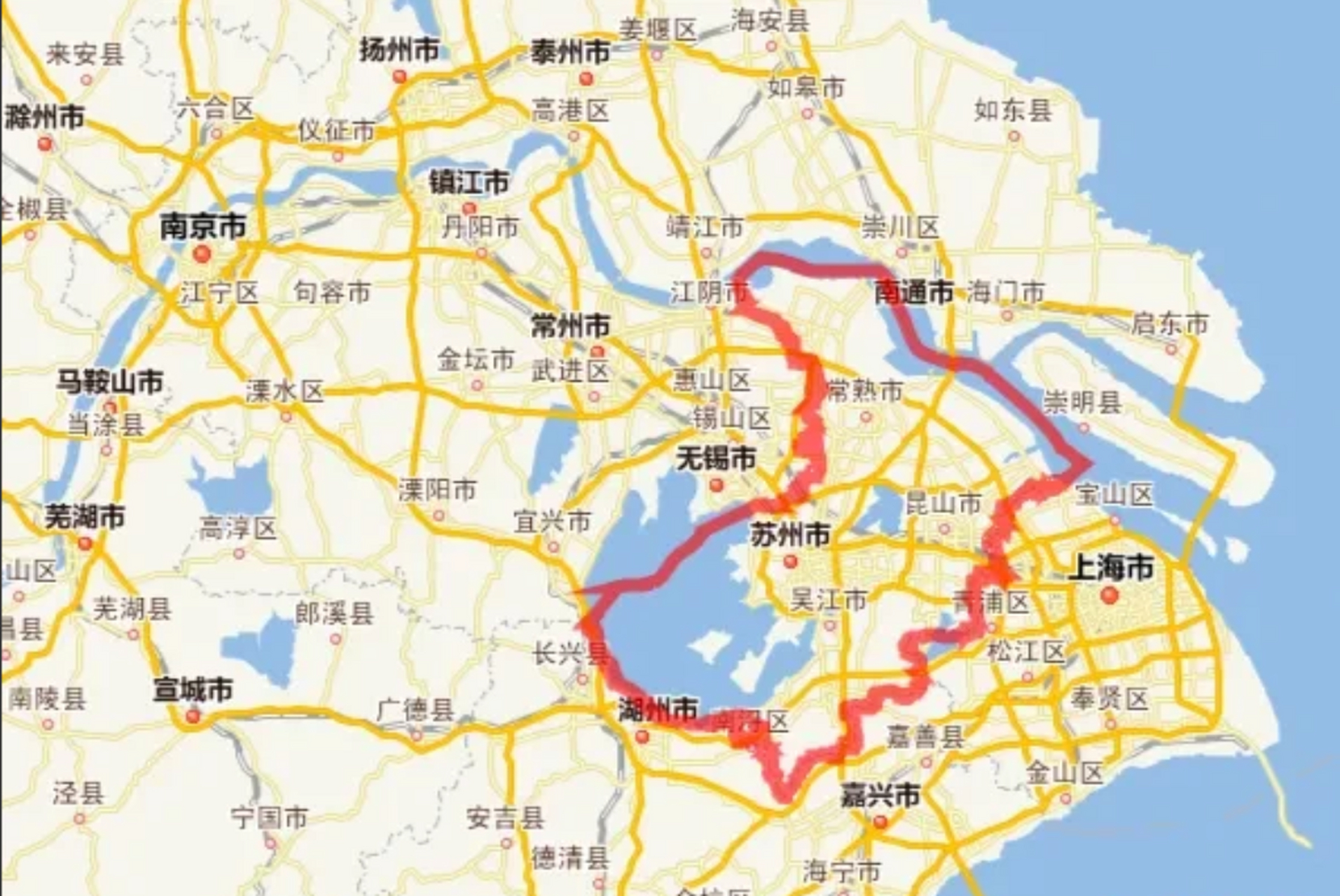 现在苏州面前有三条路可以走,第一条是常熟改区,苏州市区拥有长江岸线