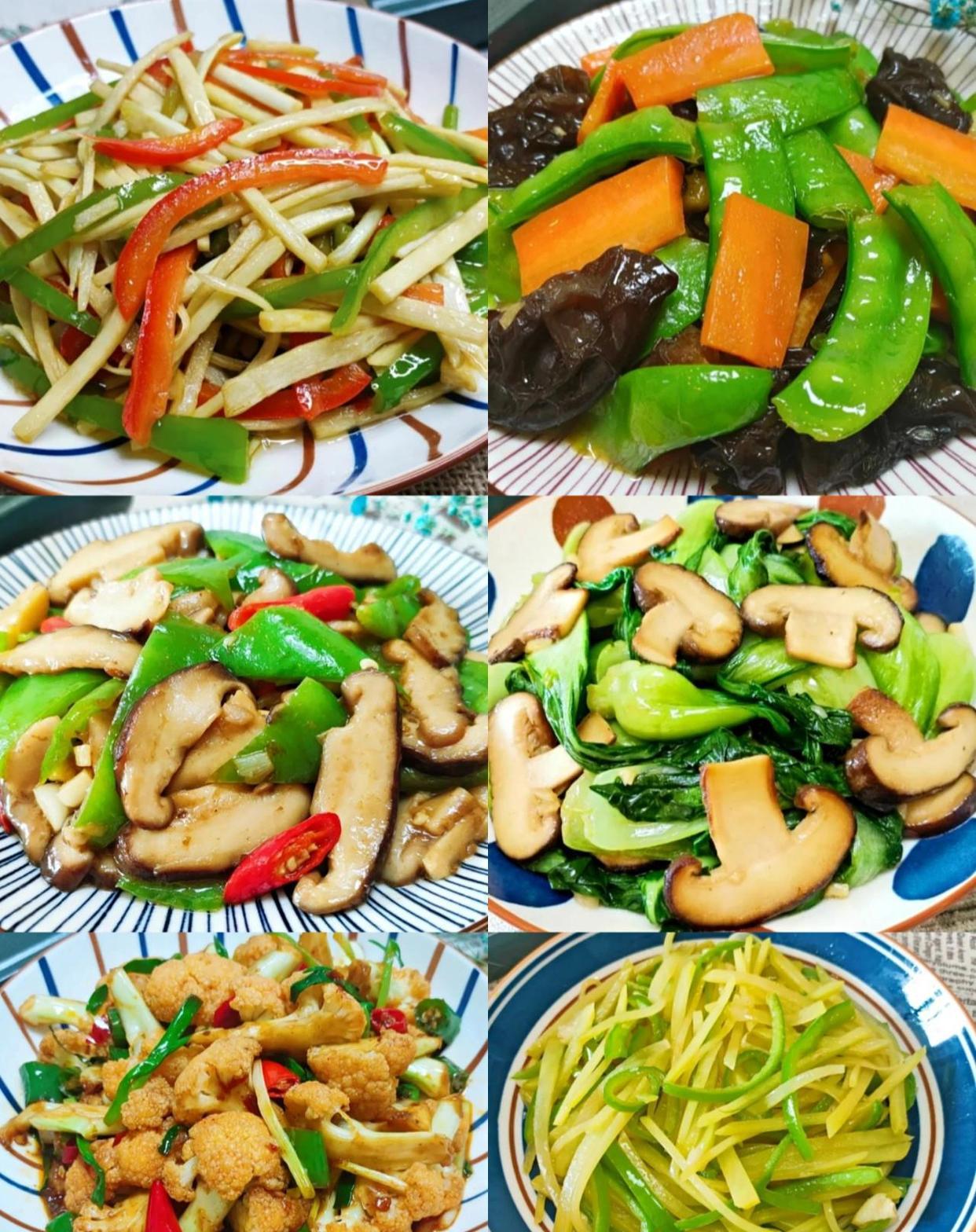 农家炒素菜菜谱大全（农家炒素菜菜谱大全视频）