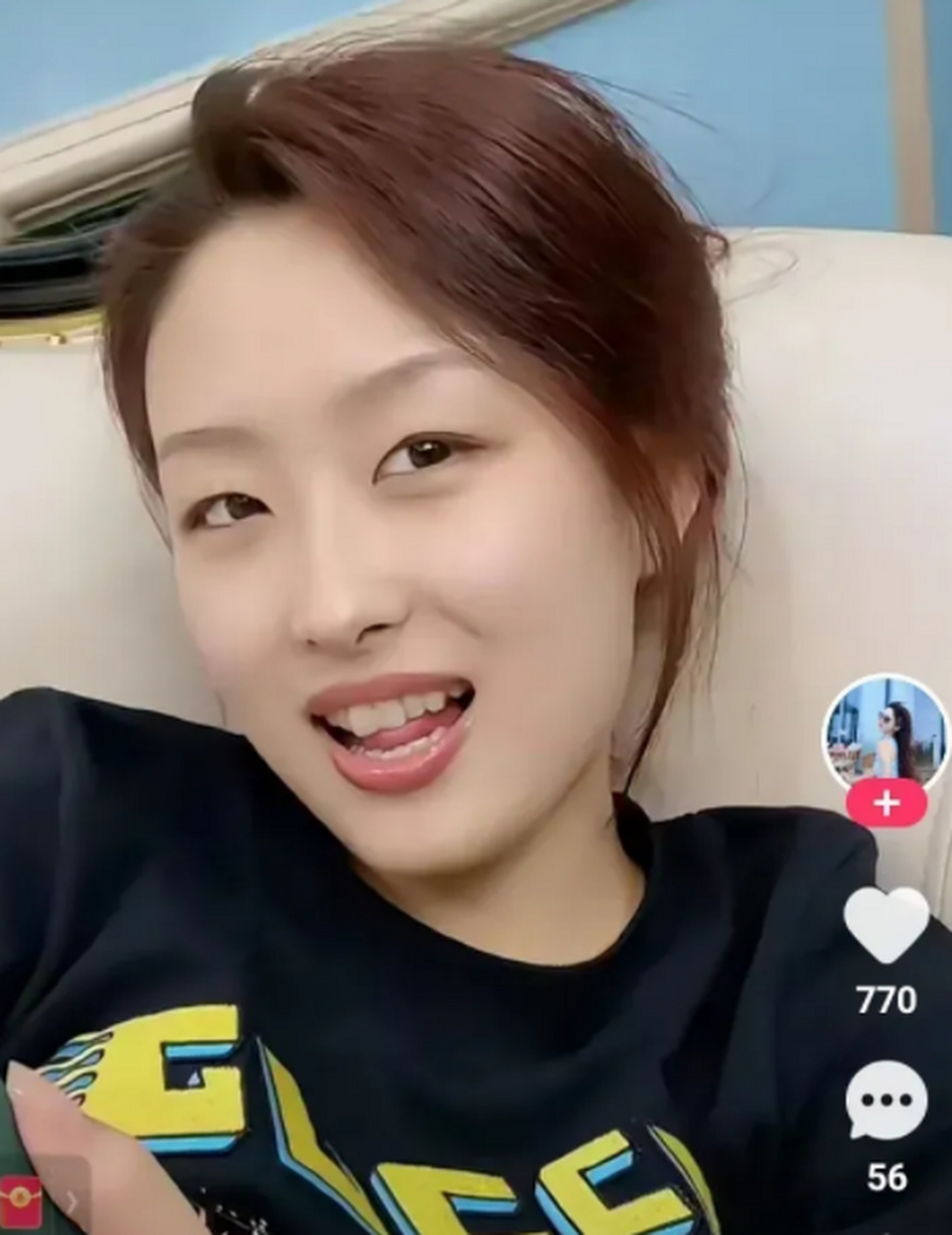 中国第一女车模黄会赢,真实的照片曝光了,并不是大家所认识的女神