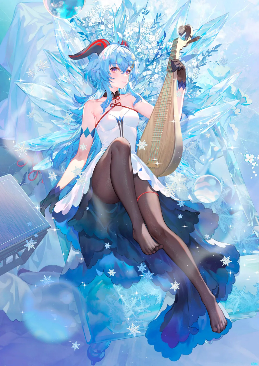 原神甘雨:月光的指引者  在文静温柔的表象下,甘雨具备着磐石一般的