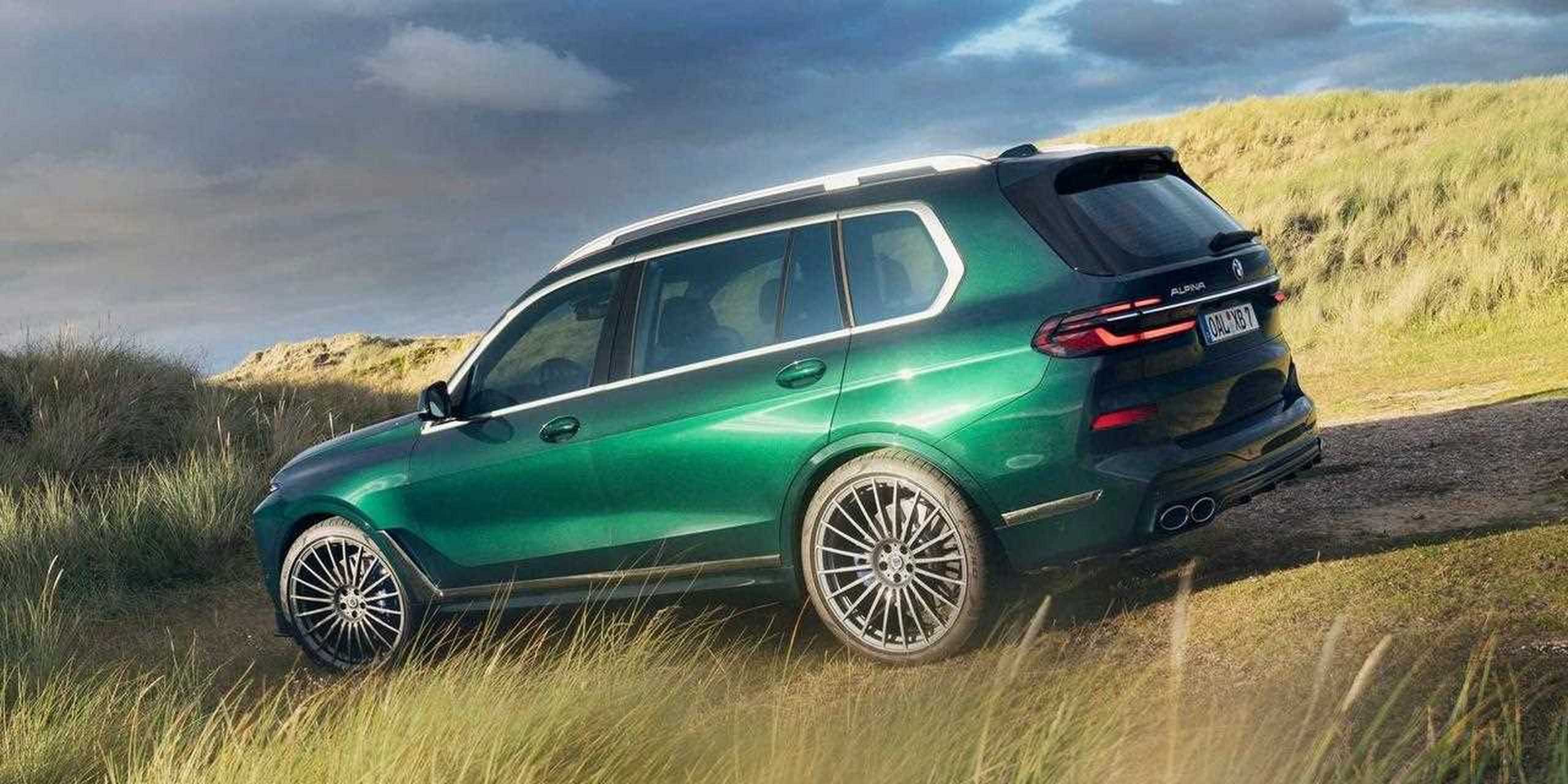 阿尔宾纳xb7发布,顾名思义就是宝马x7的alpina版本,新车改装了宝马的