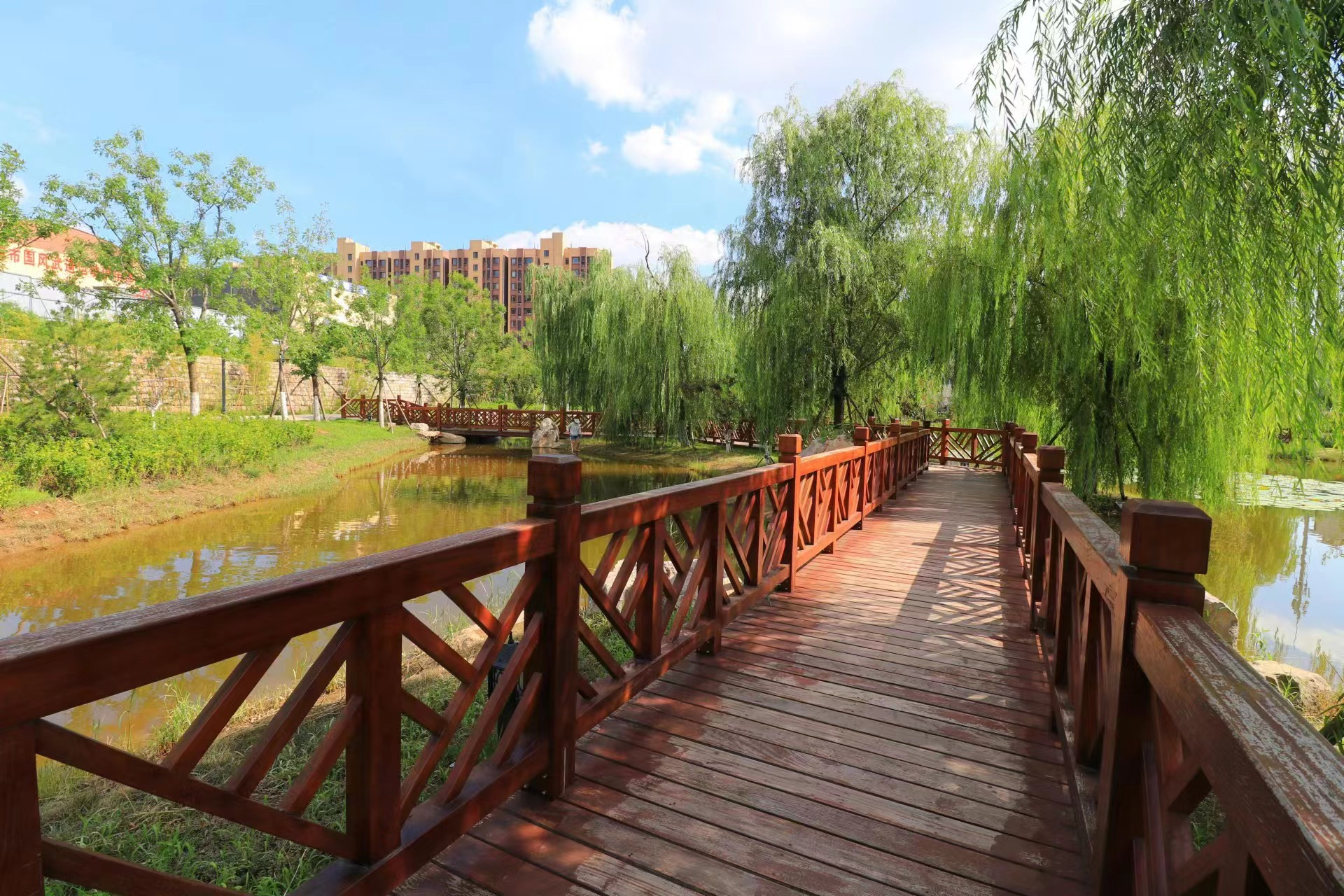 济南药山洋涓湖公园掠影,犹如世外桃源!