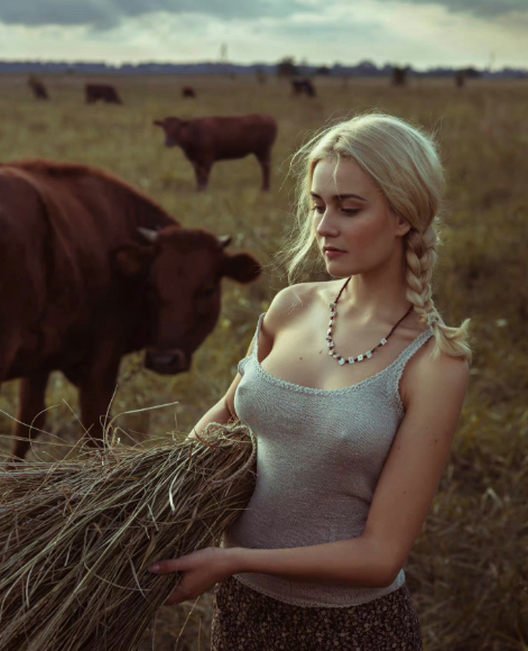 杜可风先生镜头下的乌克兰农村村花!不愧是出美女的国家