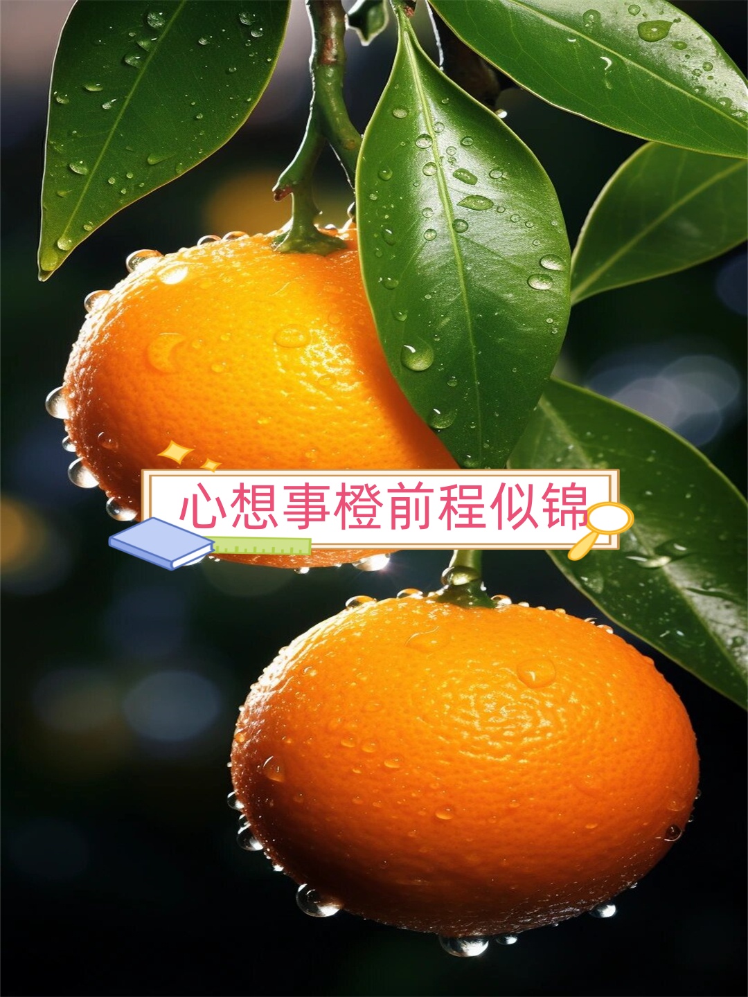 想象一下,当你剥开一个新鲜的橙子,那种 心想事成橙子图片心想事橙