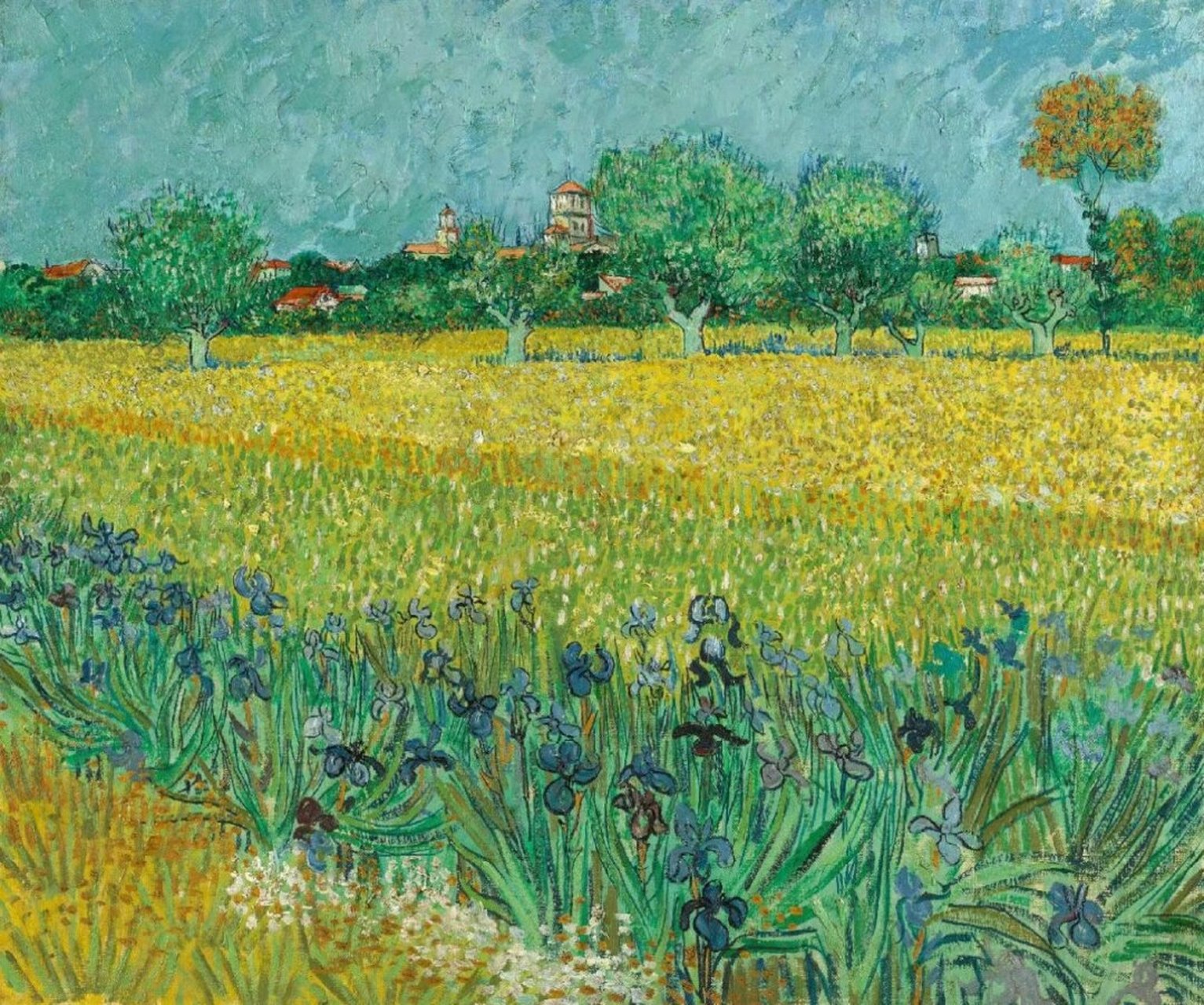 艺术分享|鸢尾花irises梵高  鸢尾花(irises)是荷兰画家文森特·梵高