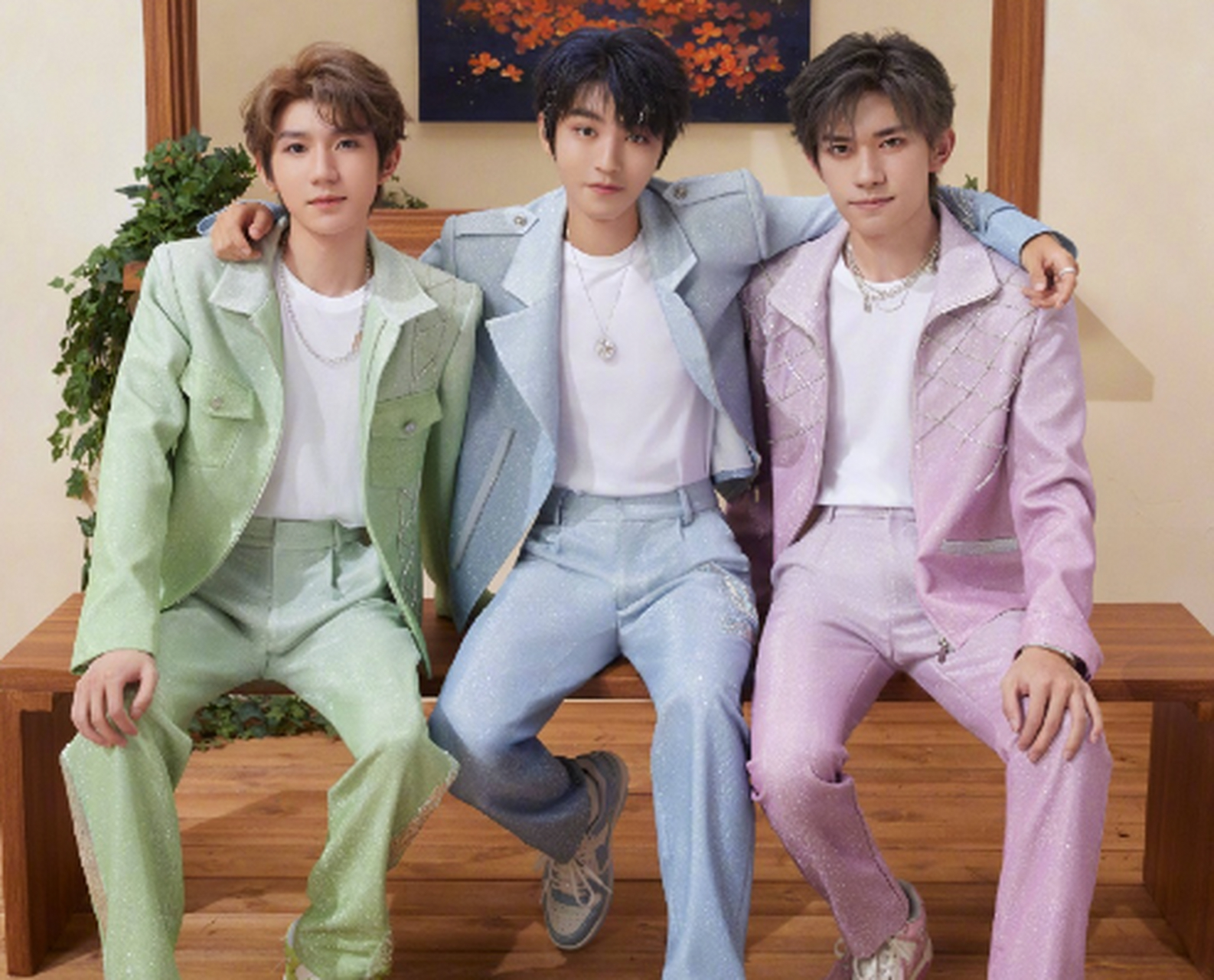 在快乐大本营写给自己十年后的信后瞬间泪目啊#tfboys十年之约演唱会