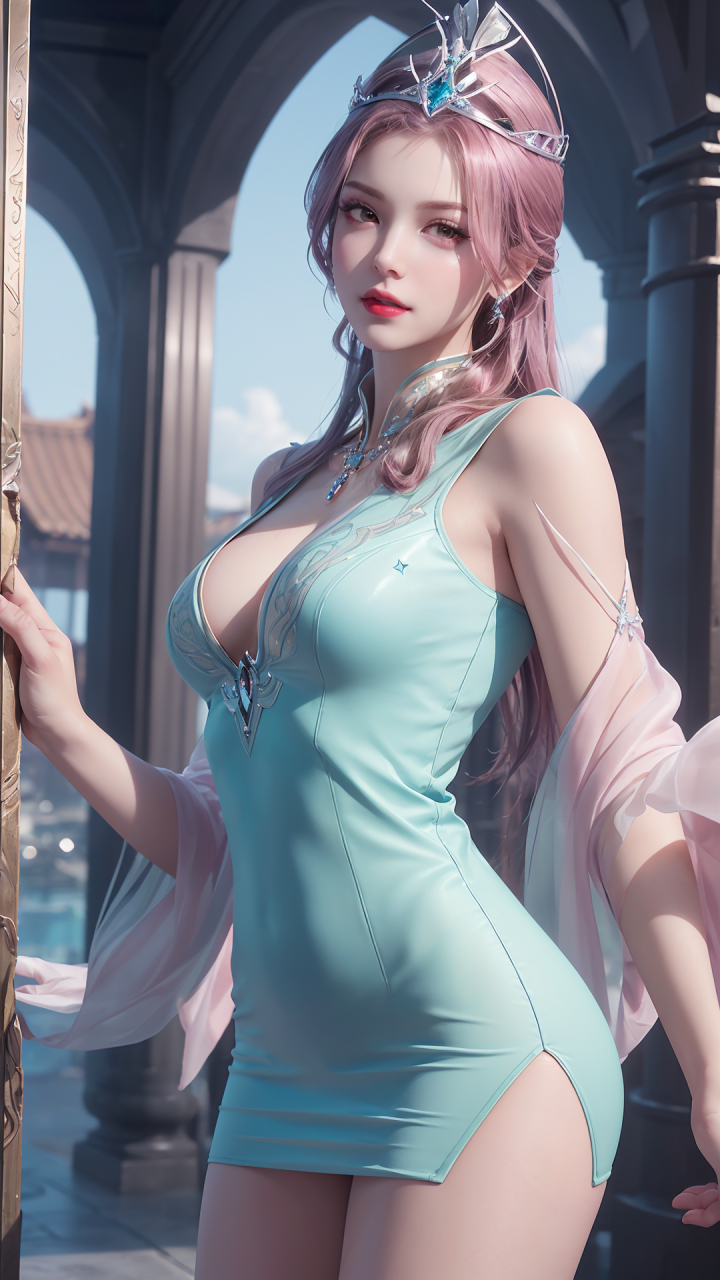 罗刹神,比比东,ai绘画练习#比比东