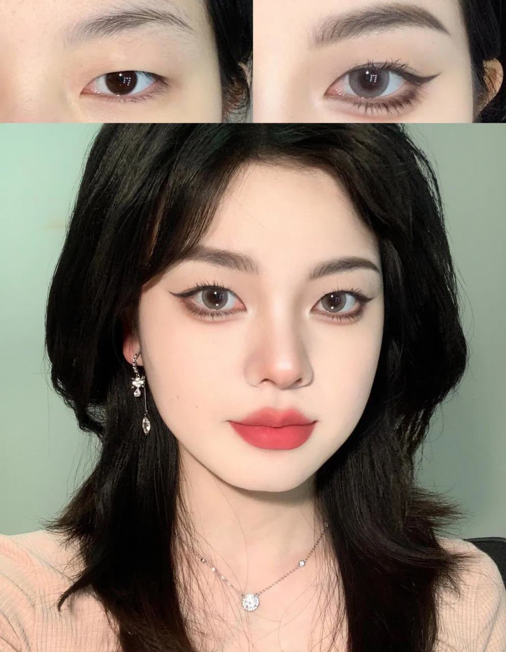 方圆脸单眼皮|没有眼影,温柔又酷大气的眼妆,你身边有胖但是美的人吗?