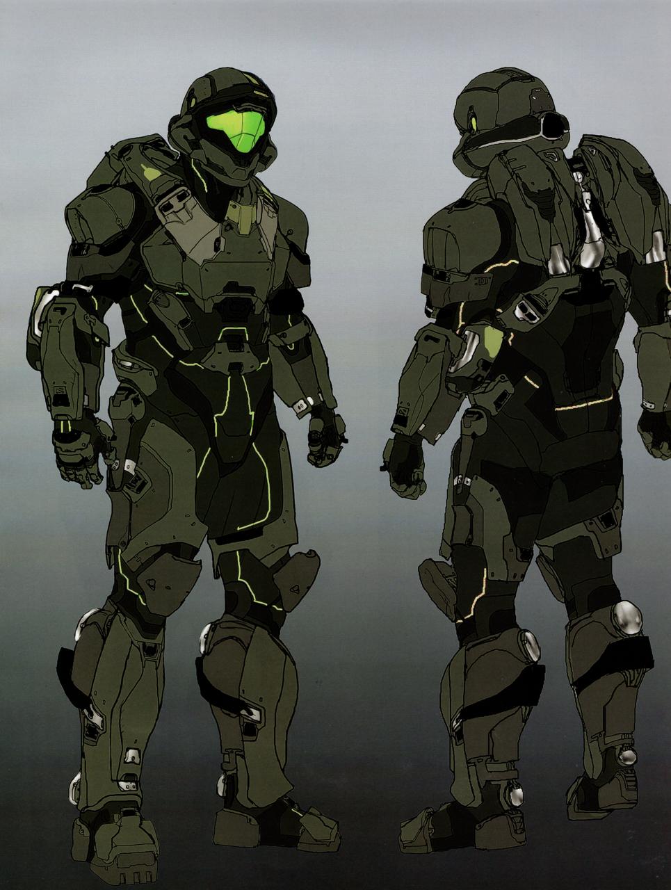 gif创作人# 经典游戏《光环5守护者》资料设定原画集作品欣赏1
