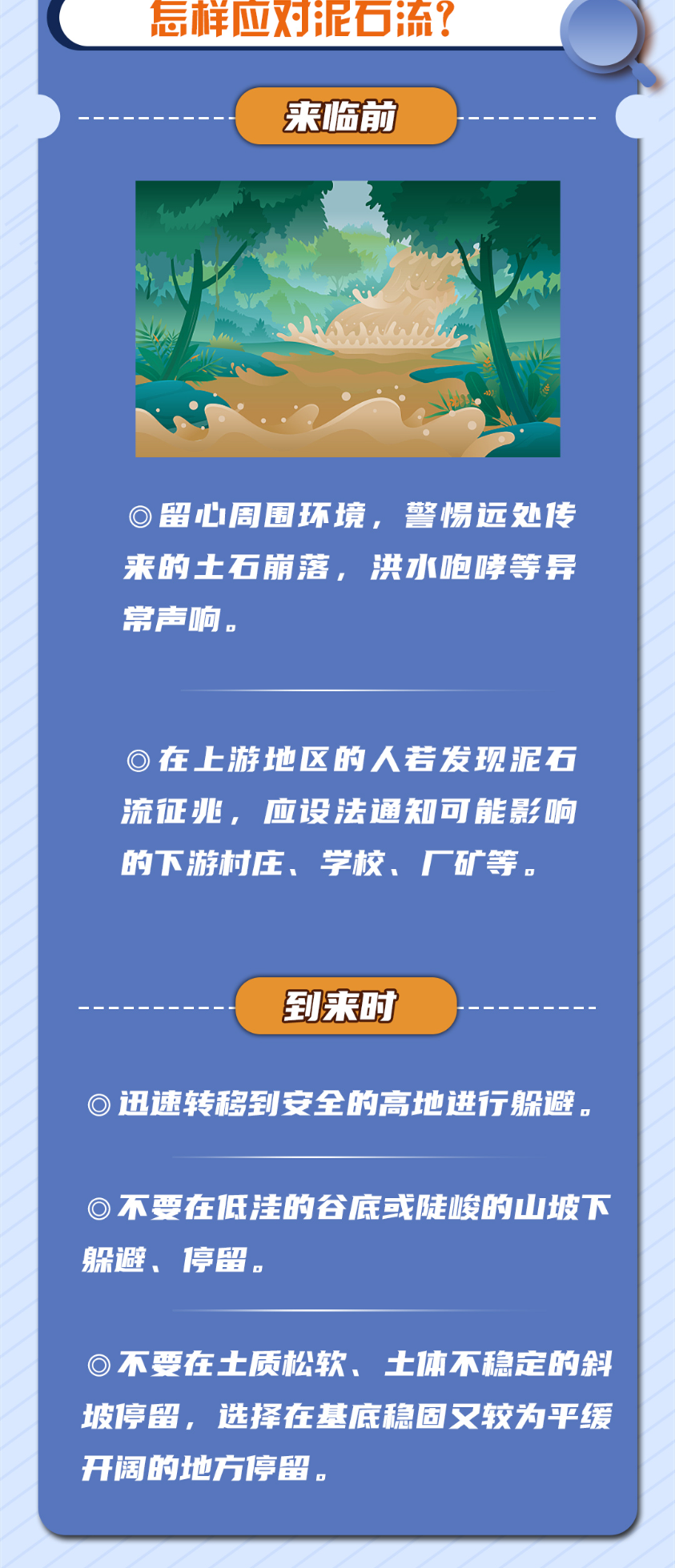 一图看懂灾害发生时如何科学避险