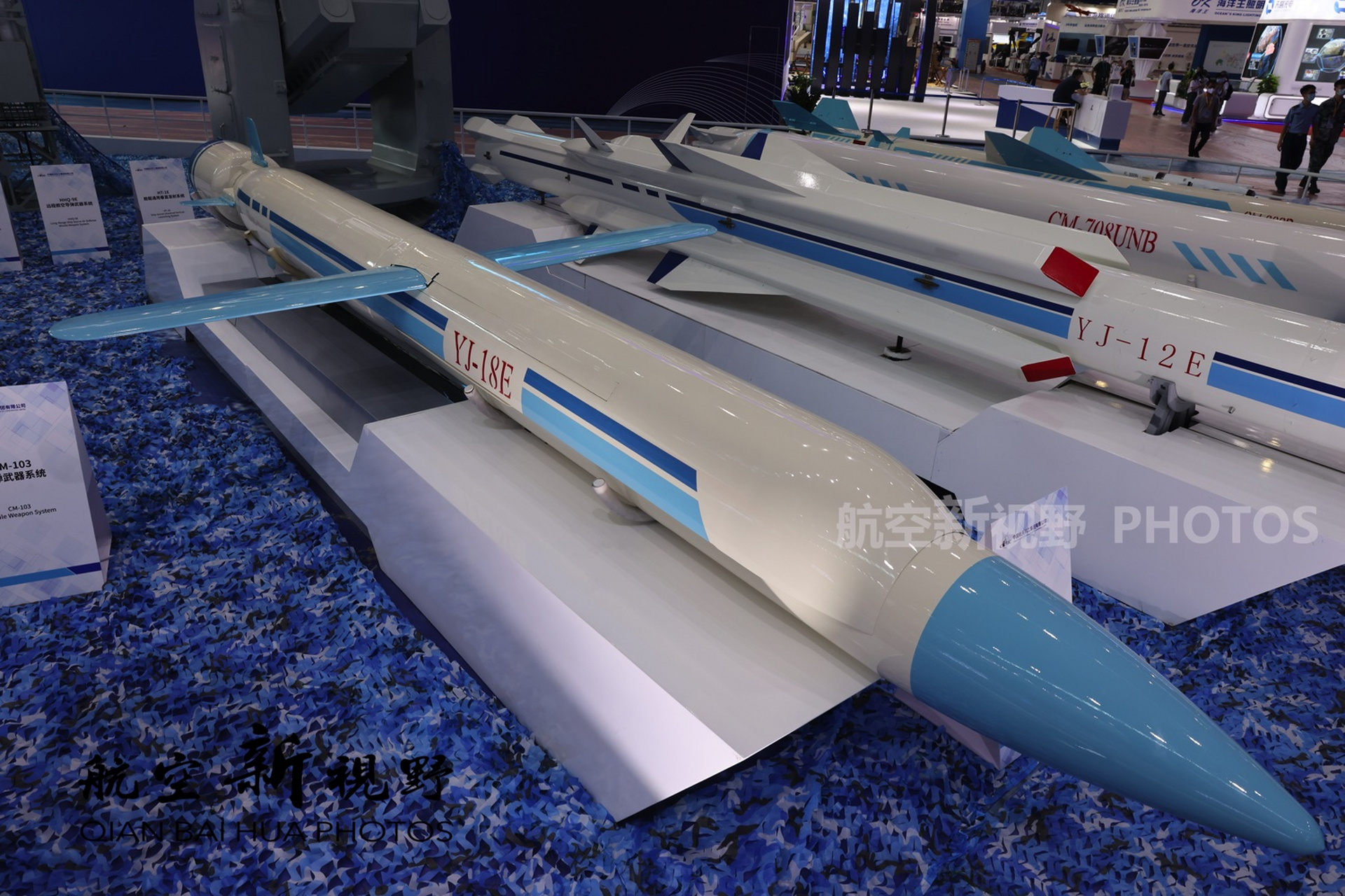 去年珠海航展上,我国军工对外展示的yj-18e导弹武器系统,这导弹的造型