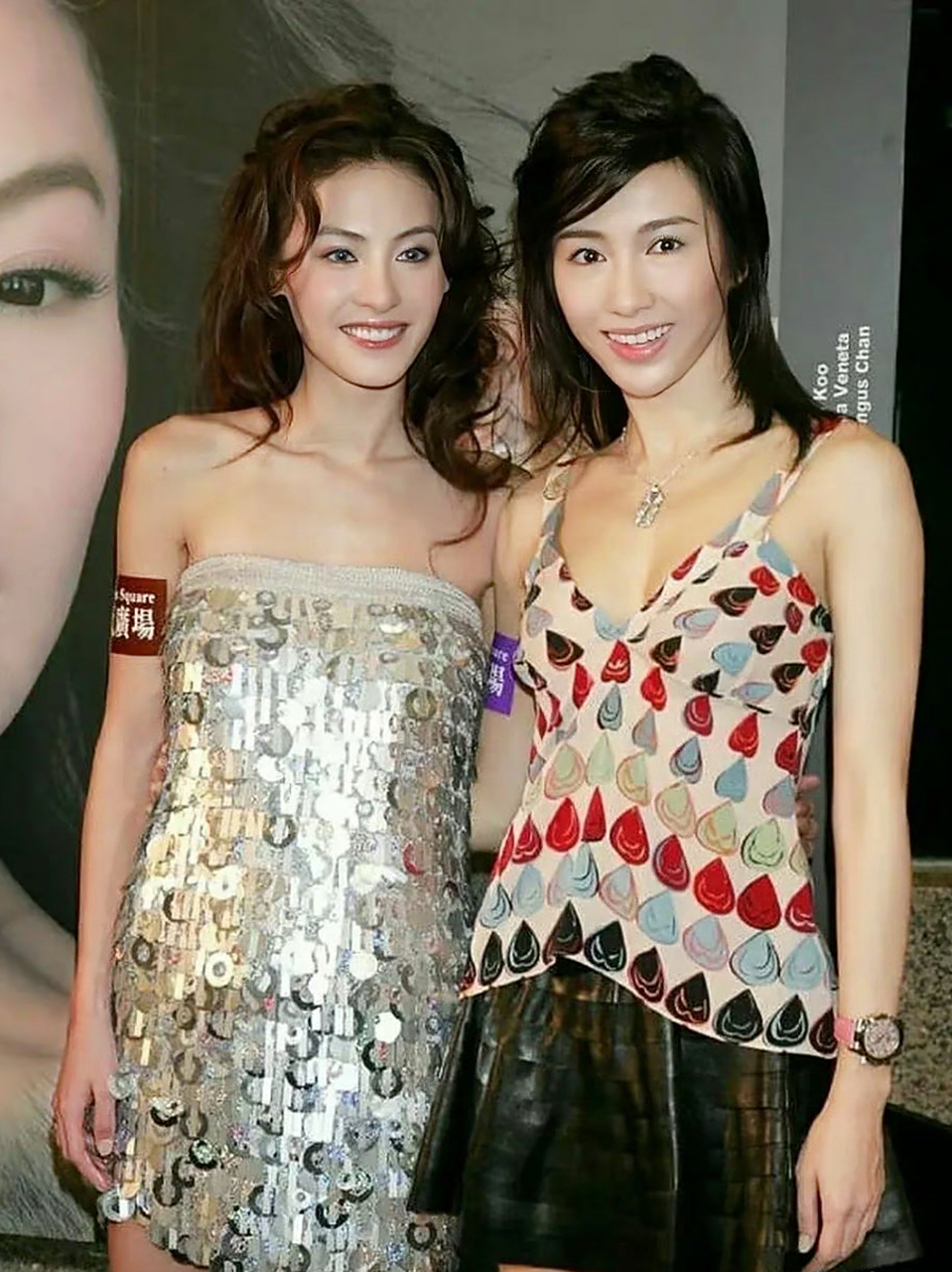 黎姿和张柏芝站在一起,美女果然是比出来的.你们get到了吗?