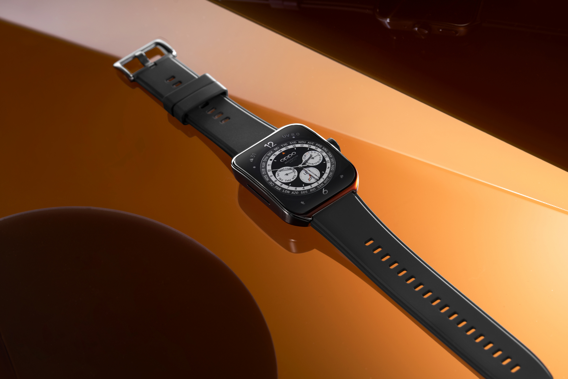 oppo watch 4 pro真是长在我的审美上,精钢中框 表冠 陶瓷底盘,8月29