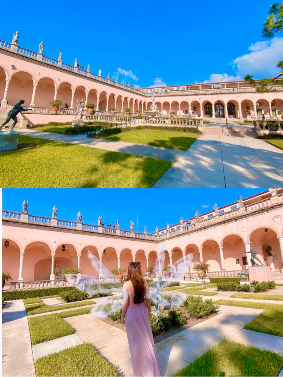 该博物馆由当时红极一时的马戏团拥有者ringling于1927年建造.