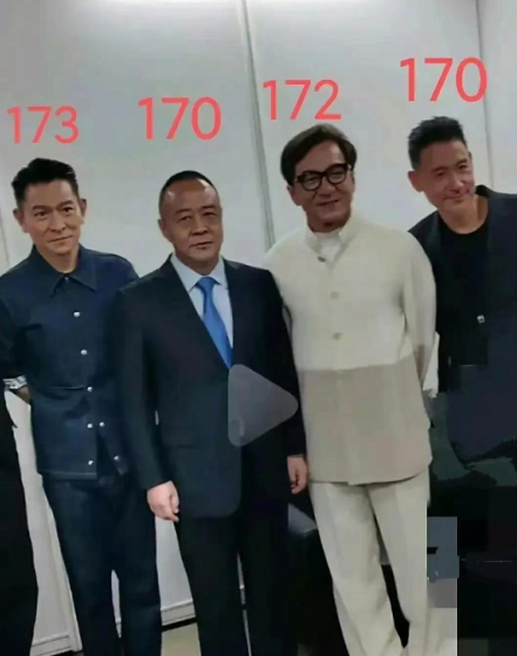 没想到成龙的身高跟刘德华差不多,今天才知道[哟]