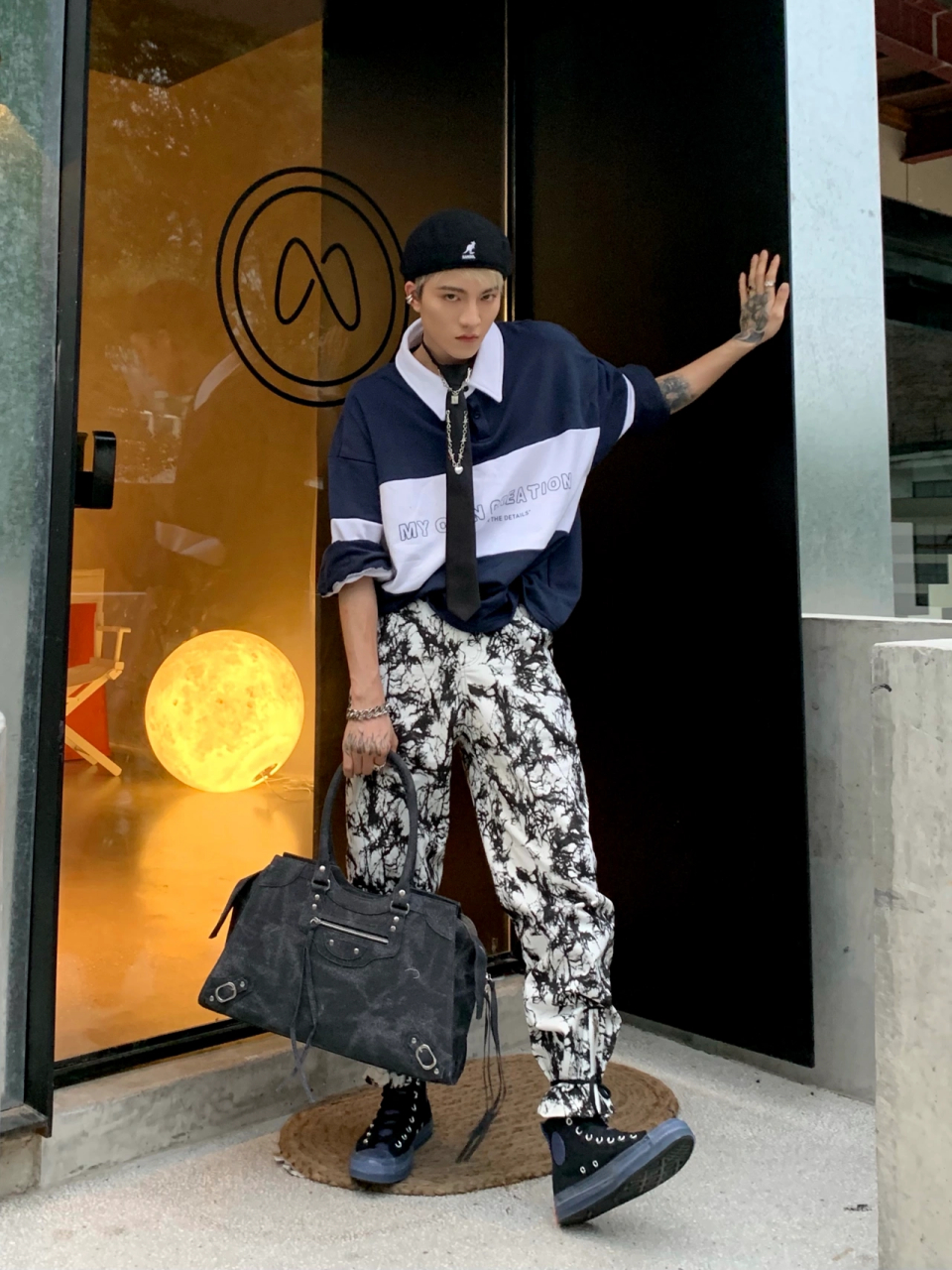 ootd|男生穿搭|花花穿搭"高潮"来袭 最近风格更偏向高街感 也花花绿绿
