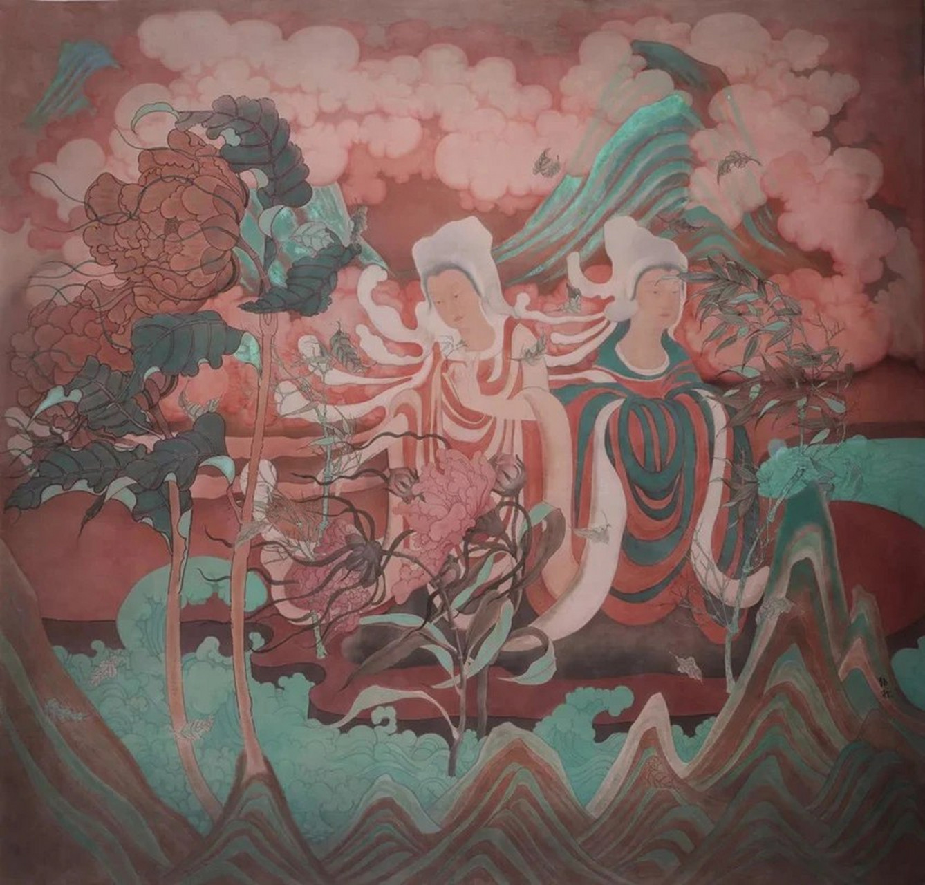 尧帝二女:娥皇,女英姊妹花,共侍一主舜,后泪洒斑竹,殉情于山谷,精灵与