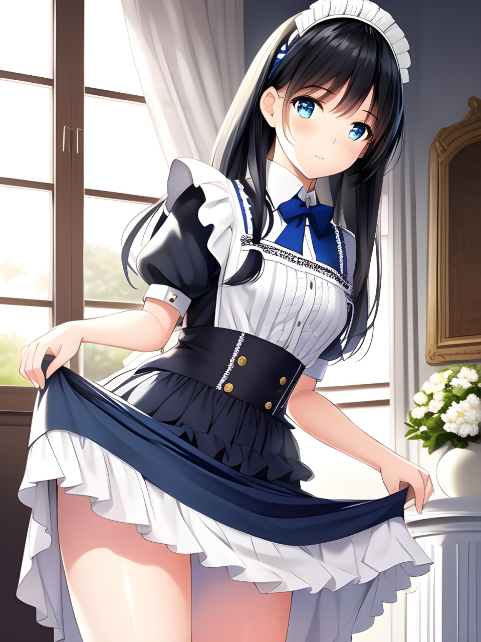 ai绘画,这样的女仆叫你起床咋样.#动漫壁纸# #ai绘画