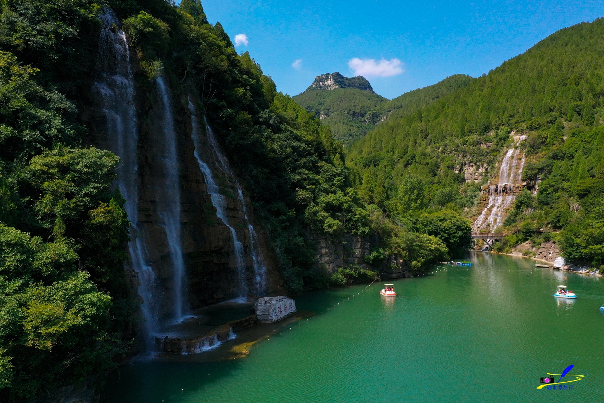 初秋的青州泰和山黄花溪.开学之后,才是旅行体验的最佳时间.