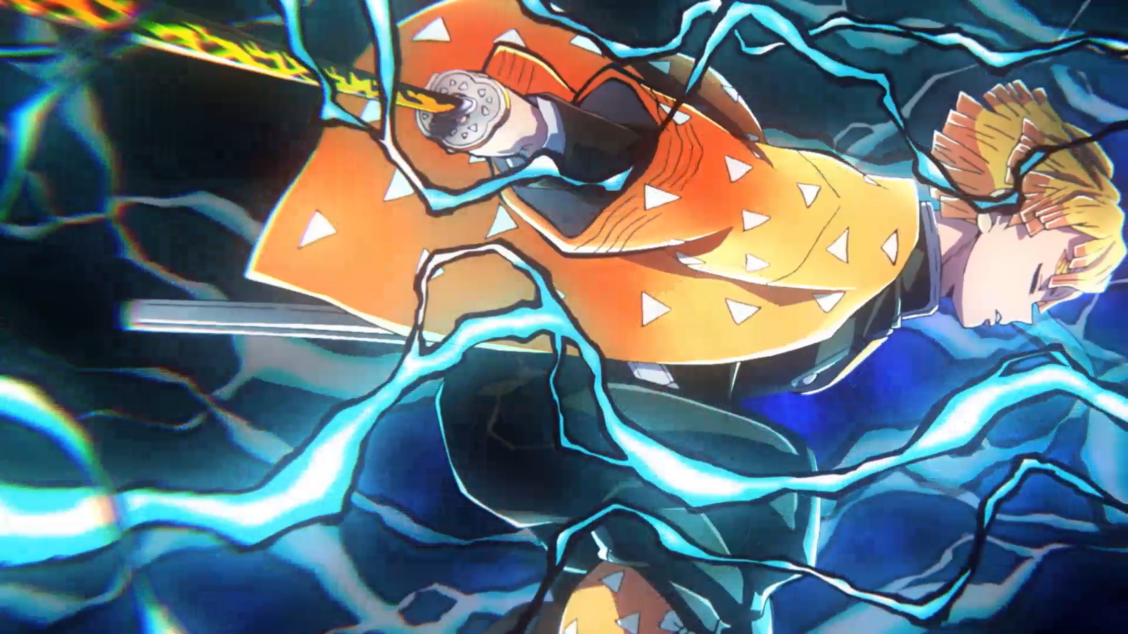 雷之呼吸是所有呼吸法中速度最快,爆发力最强的呼吸法,基础剑型霹雳