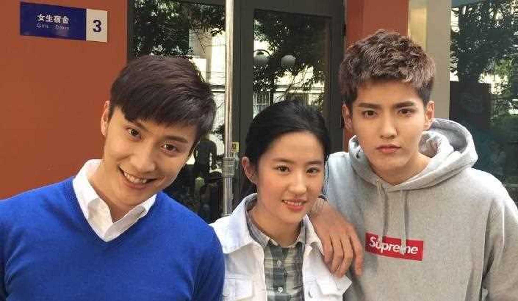 早期吴亦凡和刘亦菲的同框合照