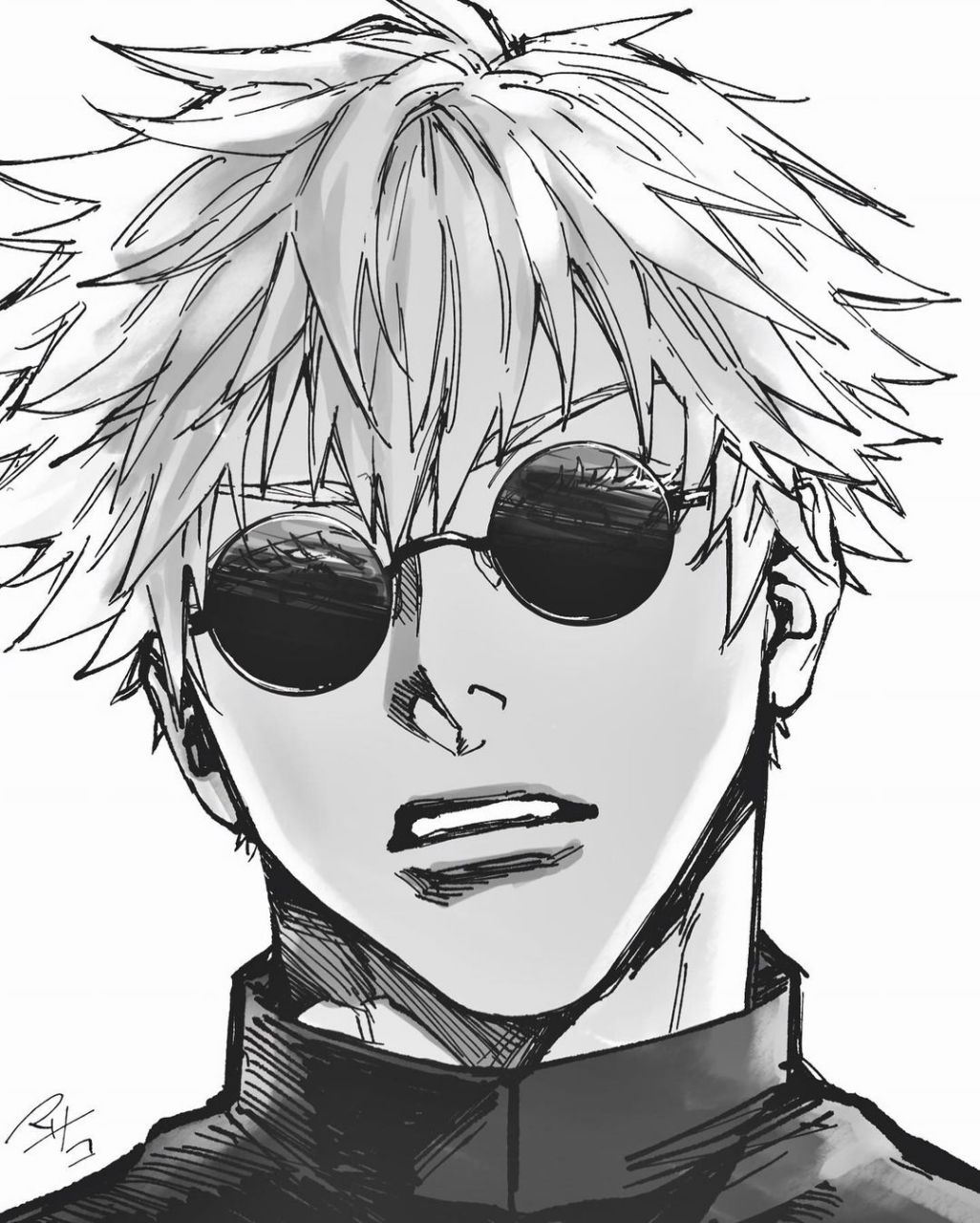 戴墨镜的五条悟 #漫画# #动漫