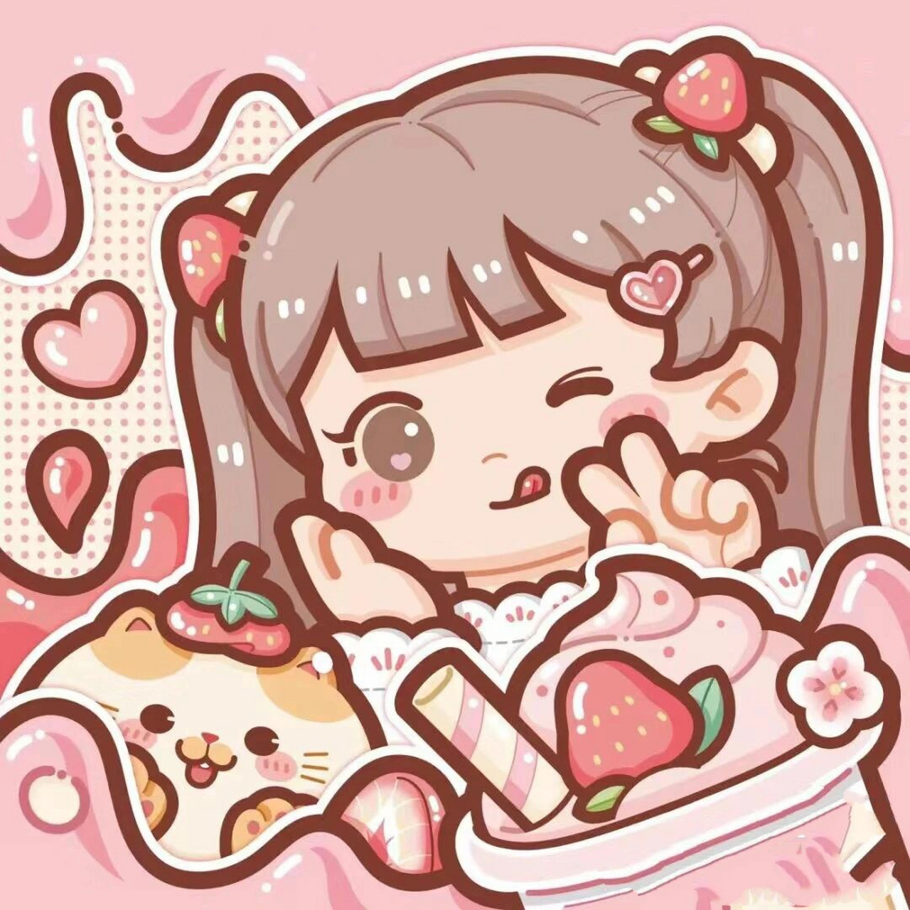 小麻薯奶茶嘉年华图片,图片自取(｡･㉨･｡)ﾉ♡ 爱你