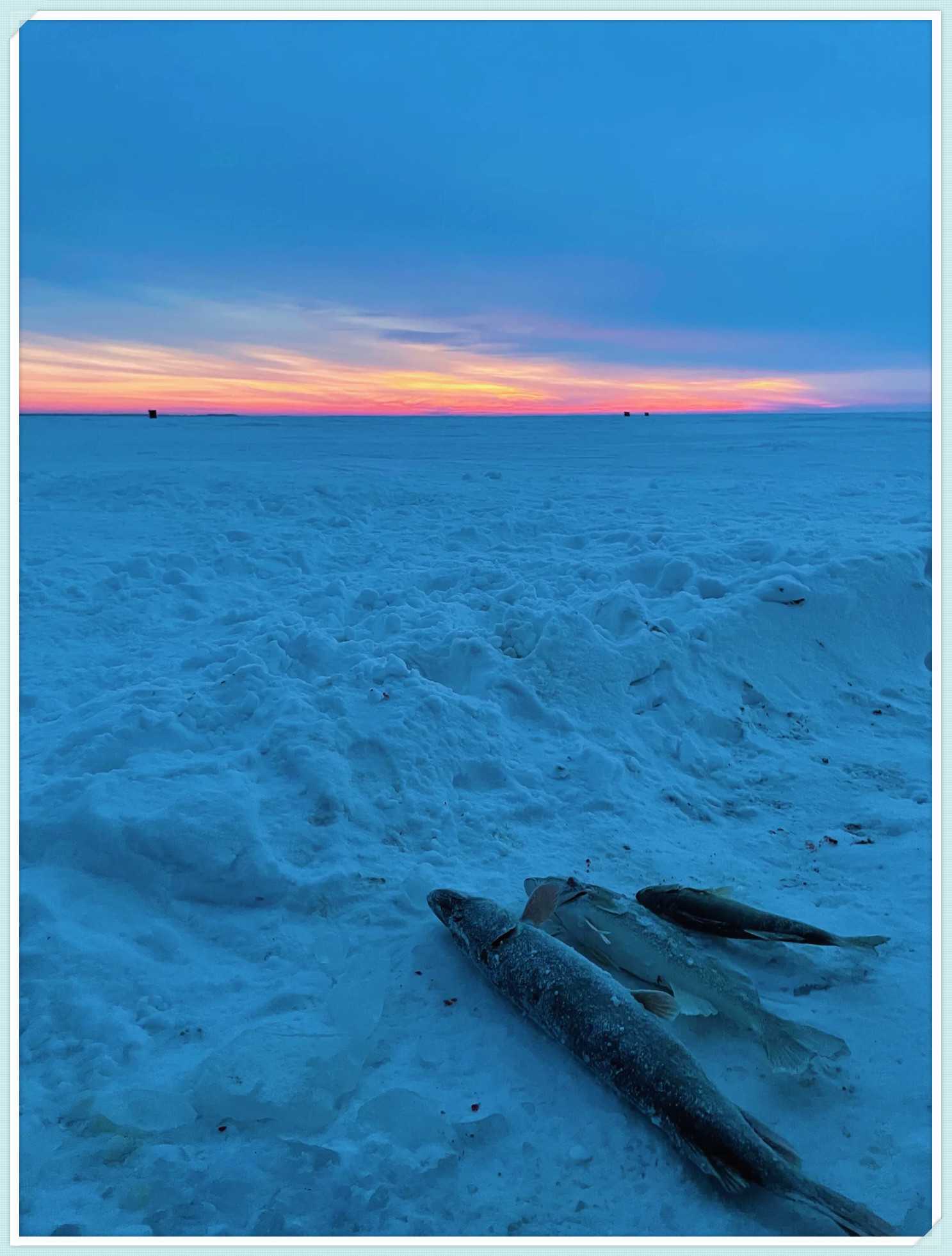告别了爸爸搭帐篷,自己打的艰辛,冰钓小木屋ice fishing