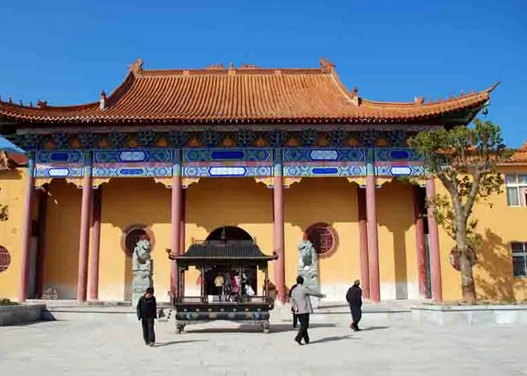 穿越时光的寺庙——兜率寺 沉浸在南京市浦口区老山国家森林公园内的