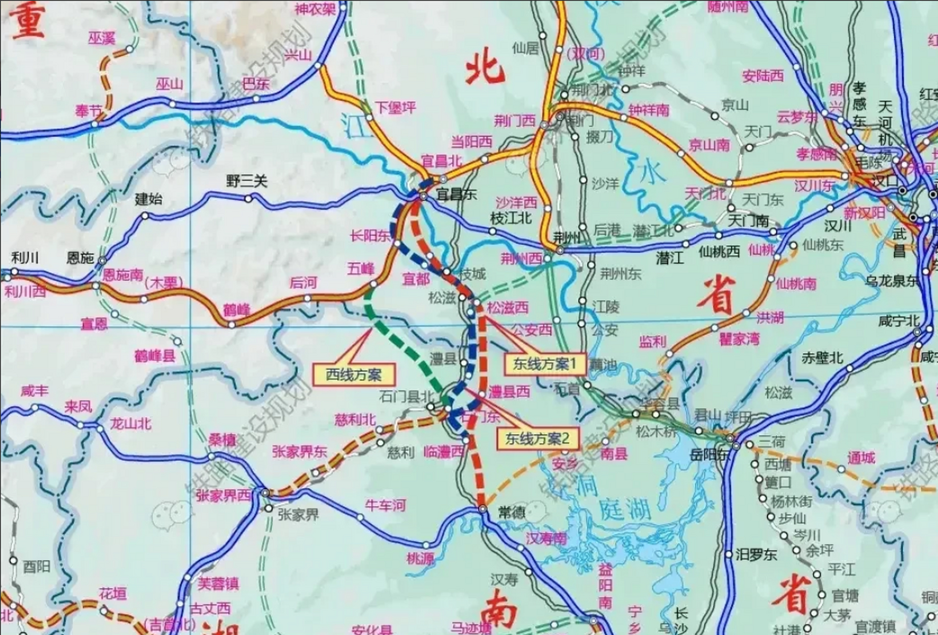 高铁就是给人坐的,方便人民出行,所以宜常高铁明显东线优于西线,东线