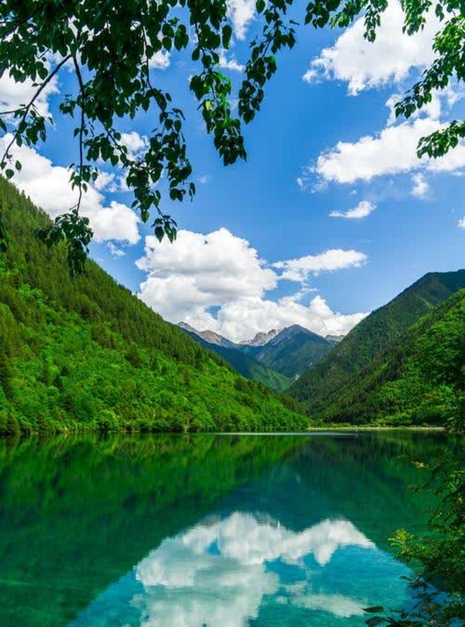 世界上最美的风景,九寨沟,是画中的世外桃源.