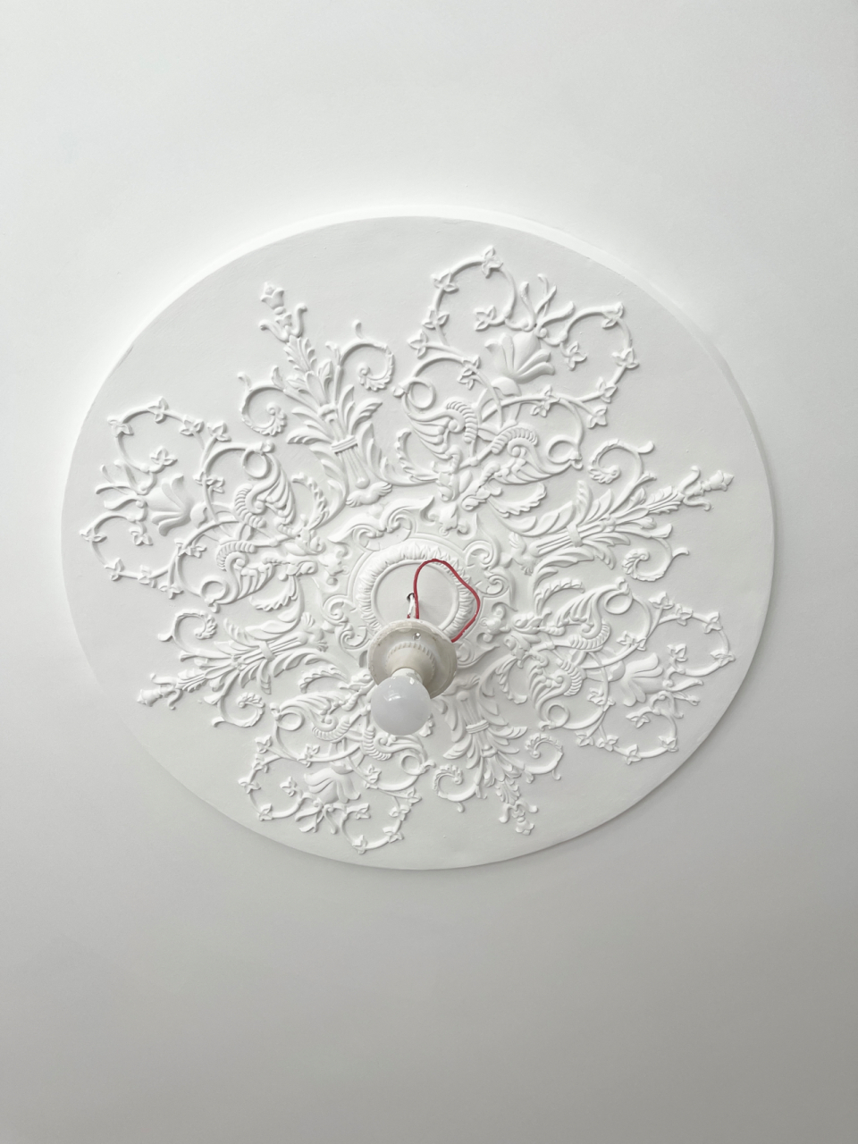 装修日记 | 法式石膏灯盘 石膏灯盘 角花 石膏线都是 [樱花] 买的