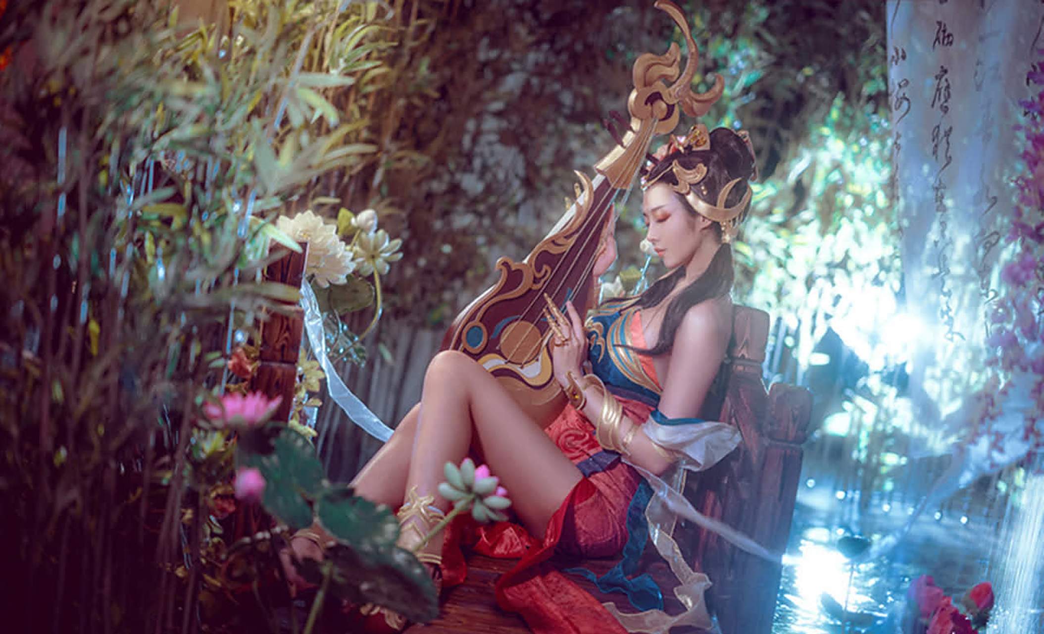 《王者荣耀》中见过的无论意境还是人物都最美的一组杨玉环cos照