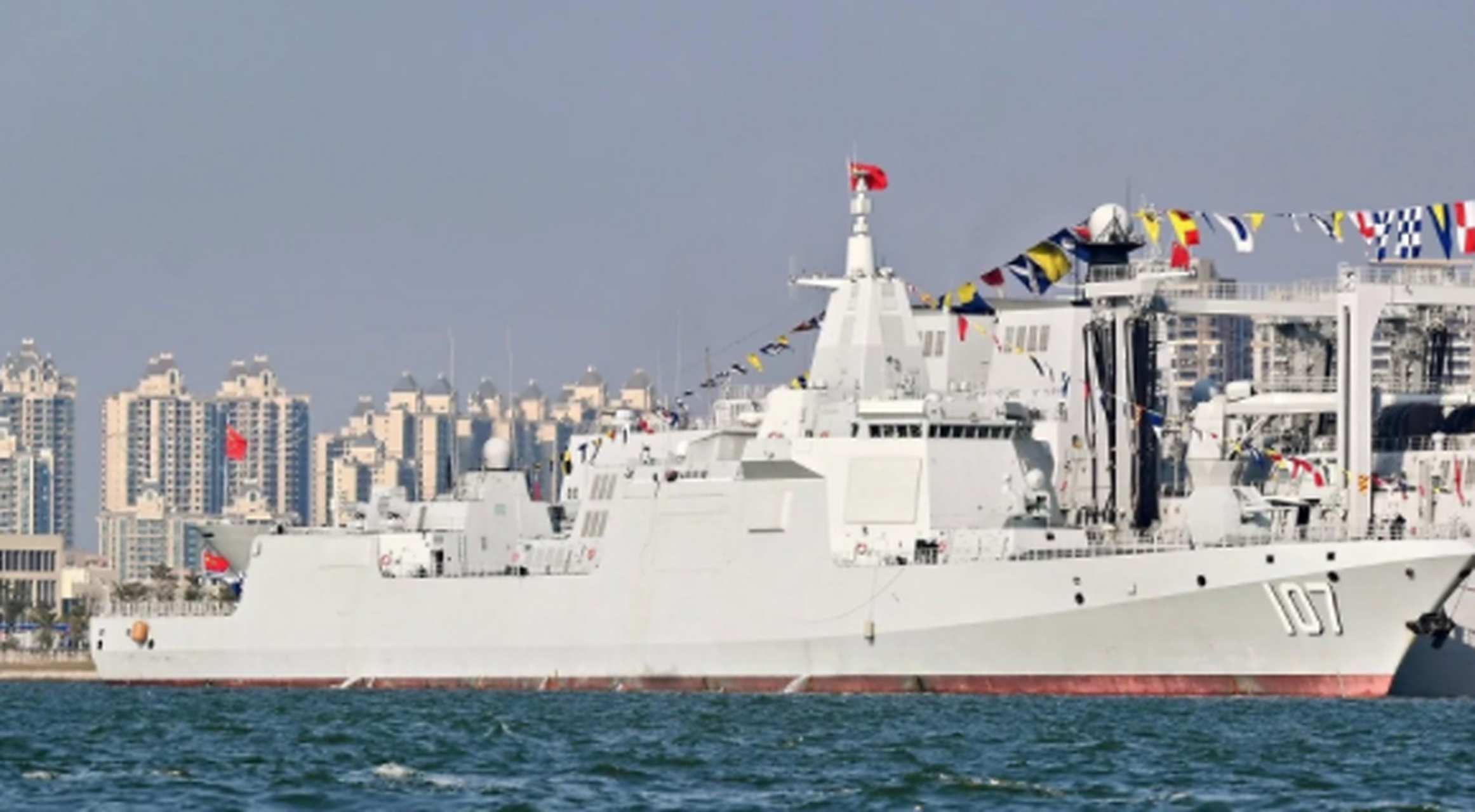 055大驱"咸阳舰"刷号,首批8艘全部交付,第二批或大幅升级!