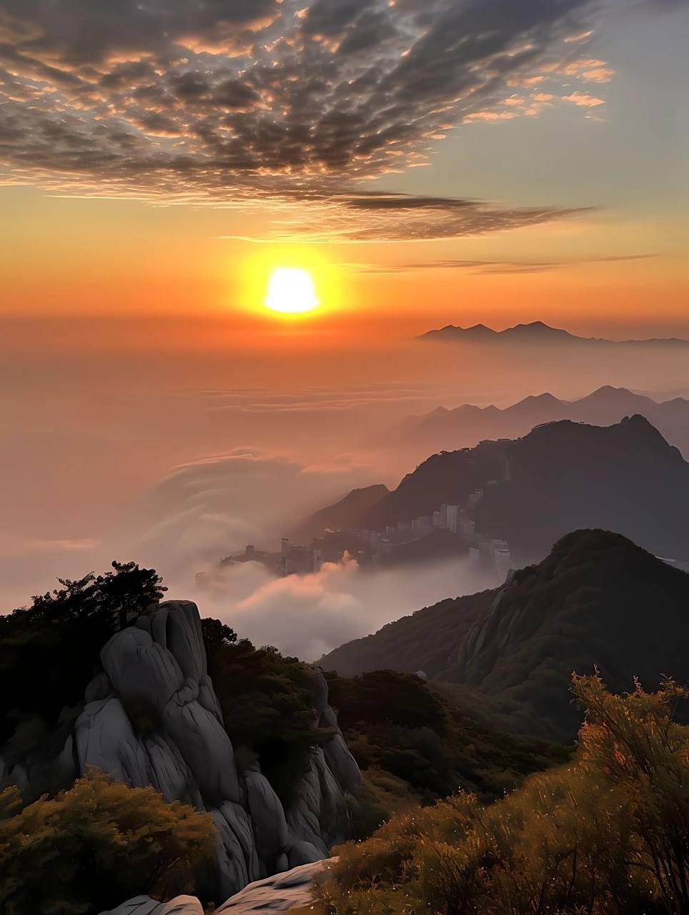 泰山 | 万山之尊 巅峰云景 绝美的风景和泰山日出 旅游爬山必去之一